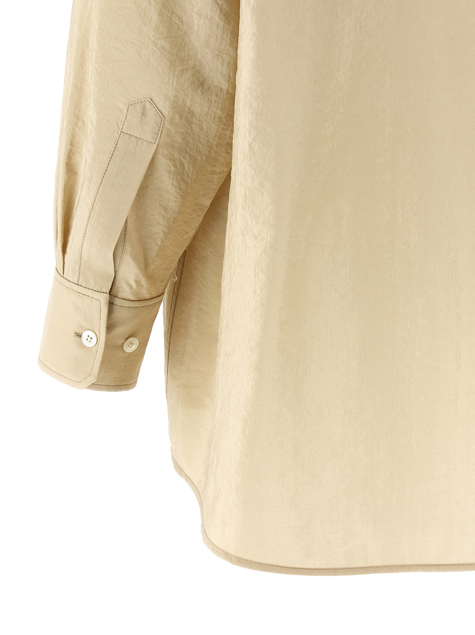 Lemaire Beige Silk Women's Blouse