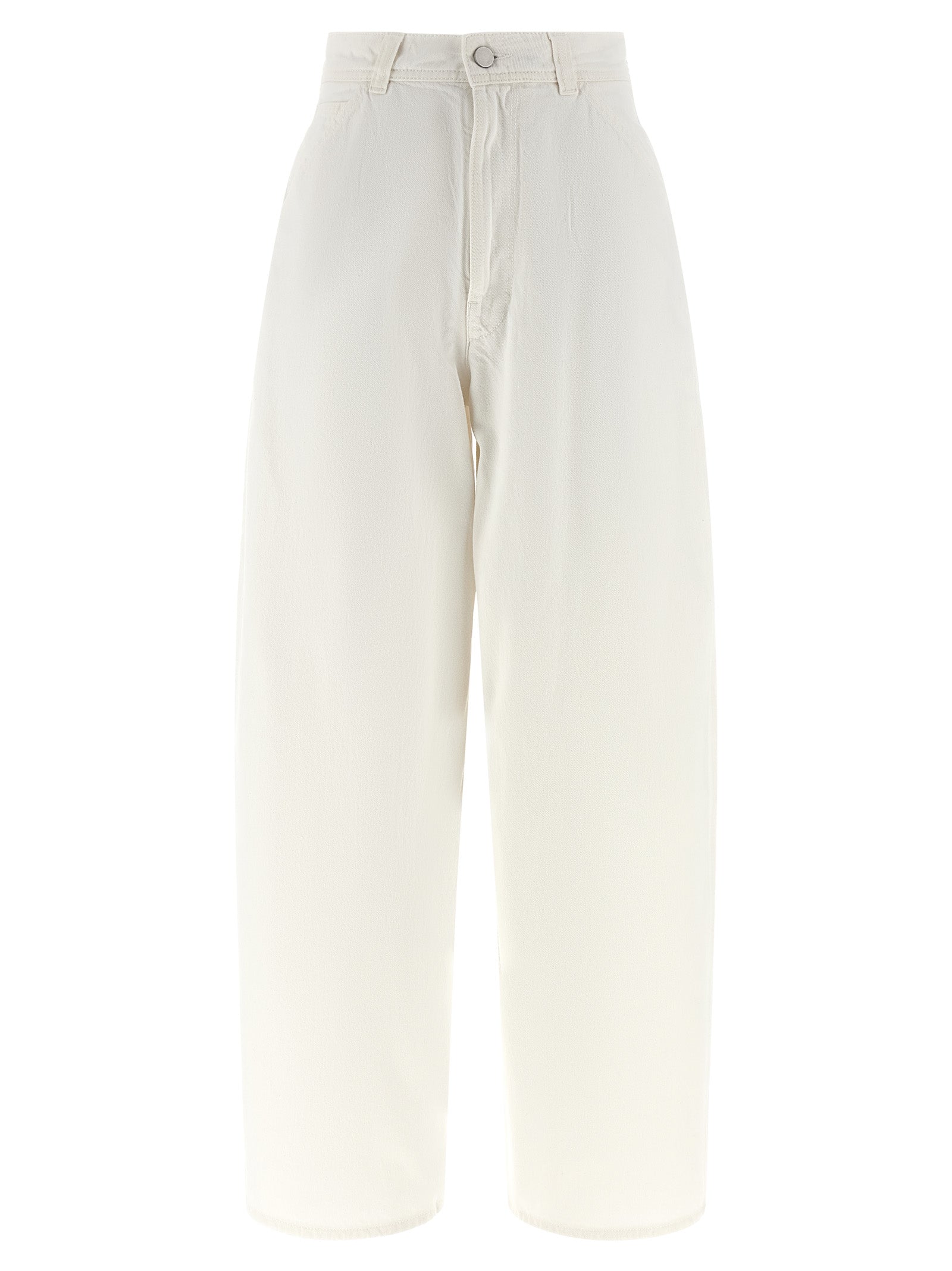 Lemaire White Cotton Jeans Women's Denim