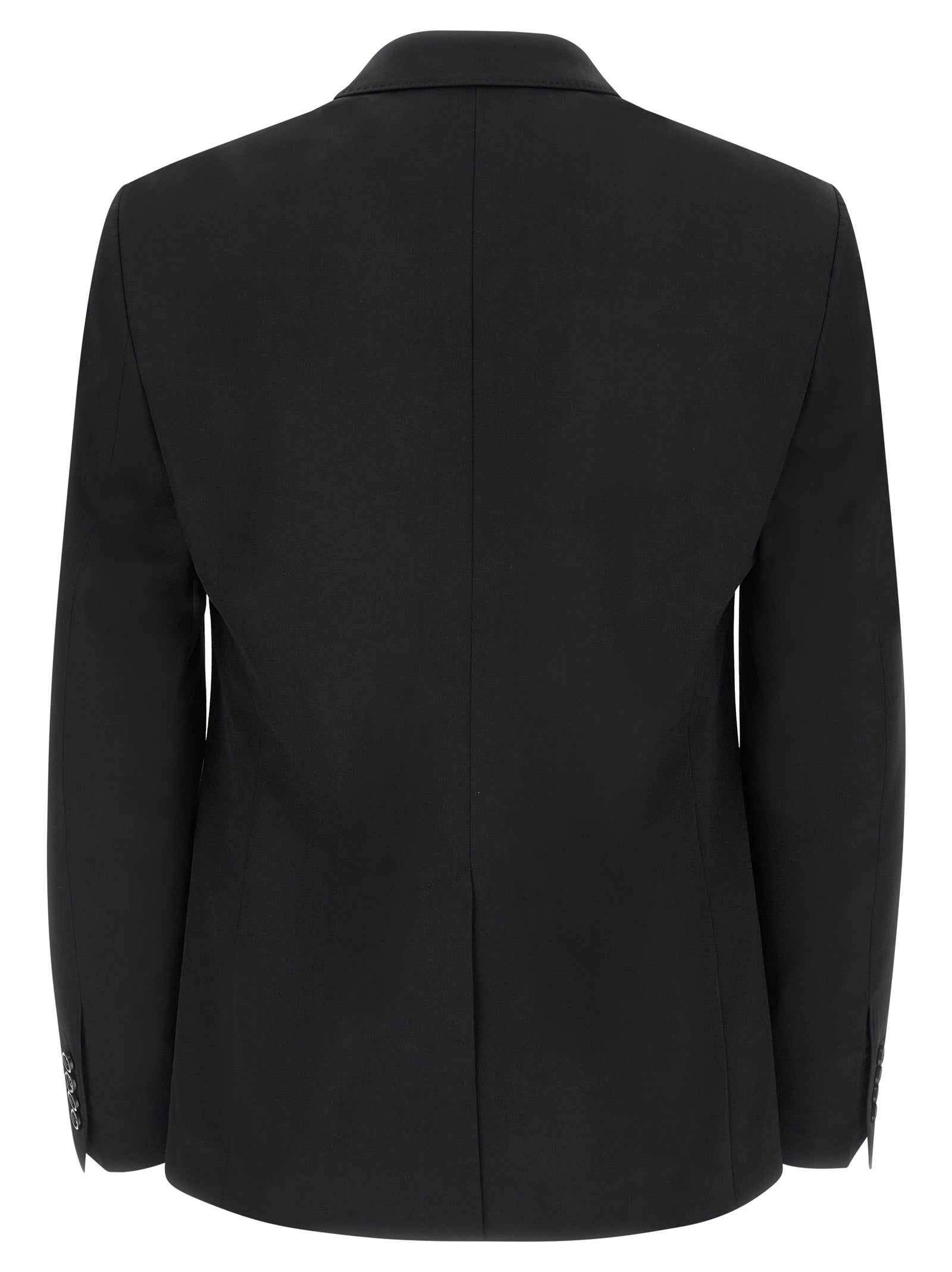 Dolce & Gabbana Black Virgin Wool Men's Blazer
