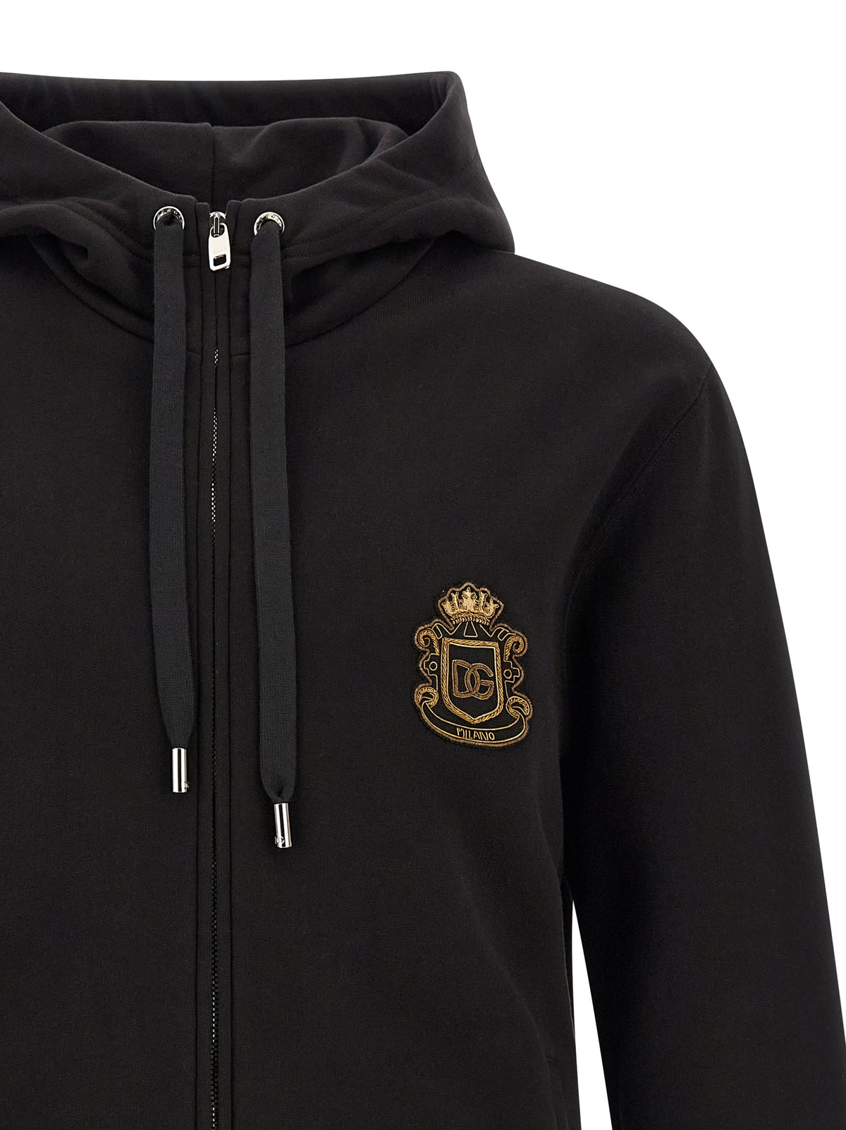 Dolce & Gabbana Black Cotton Men's Sweatshirt