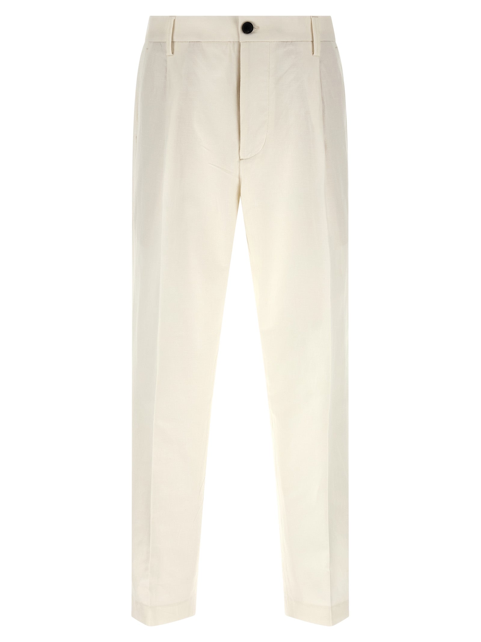 Department 5 White Cotton Casual Men's Pants