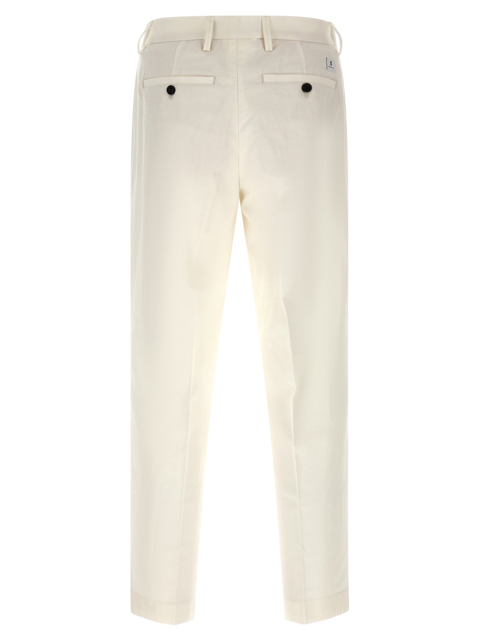 Department 5 White Cotton Casual Men's Pants