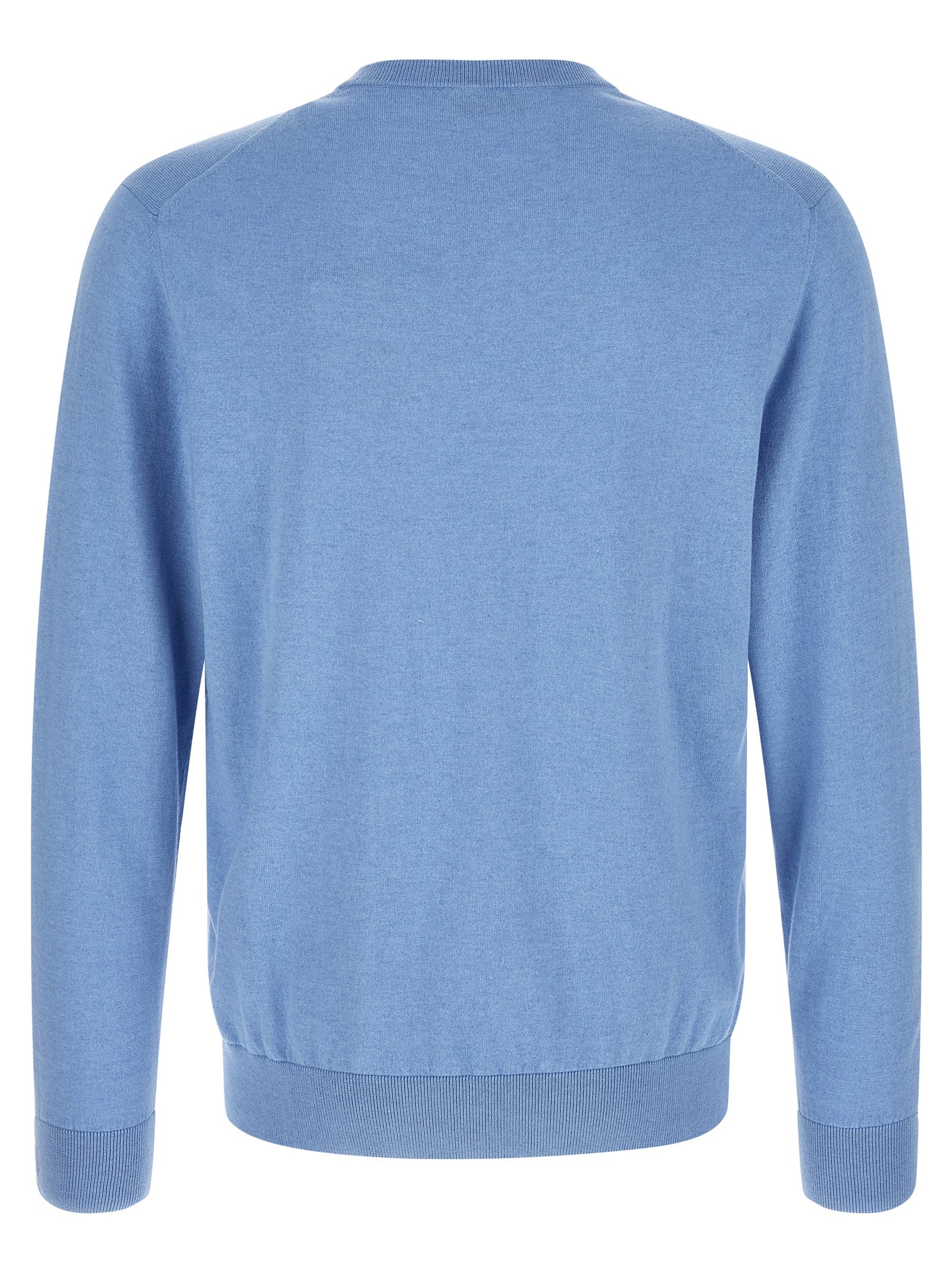 Ballantyne Blue Cotton Men's Cardigan