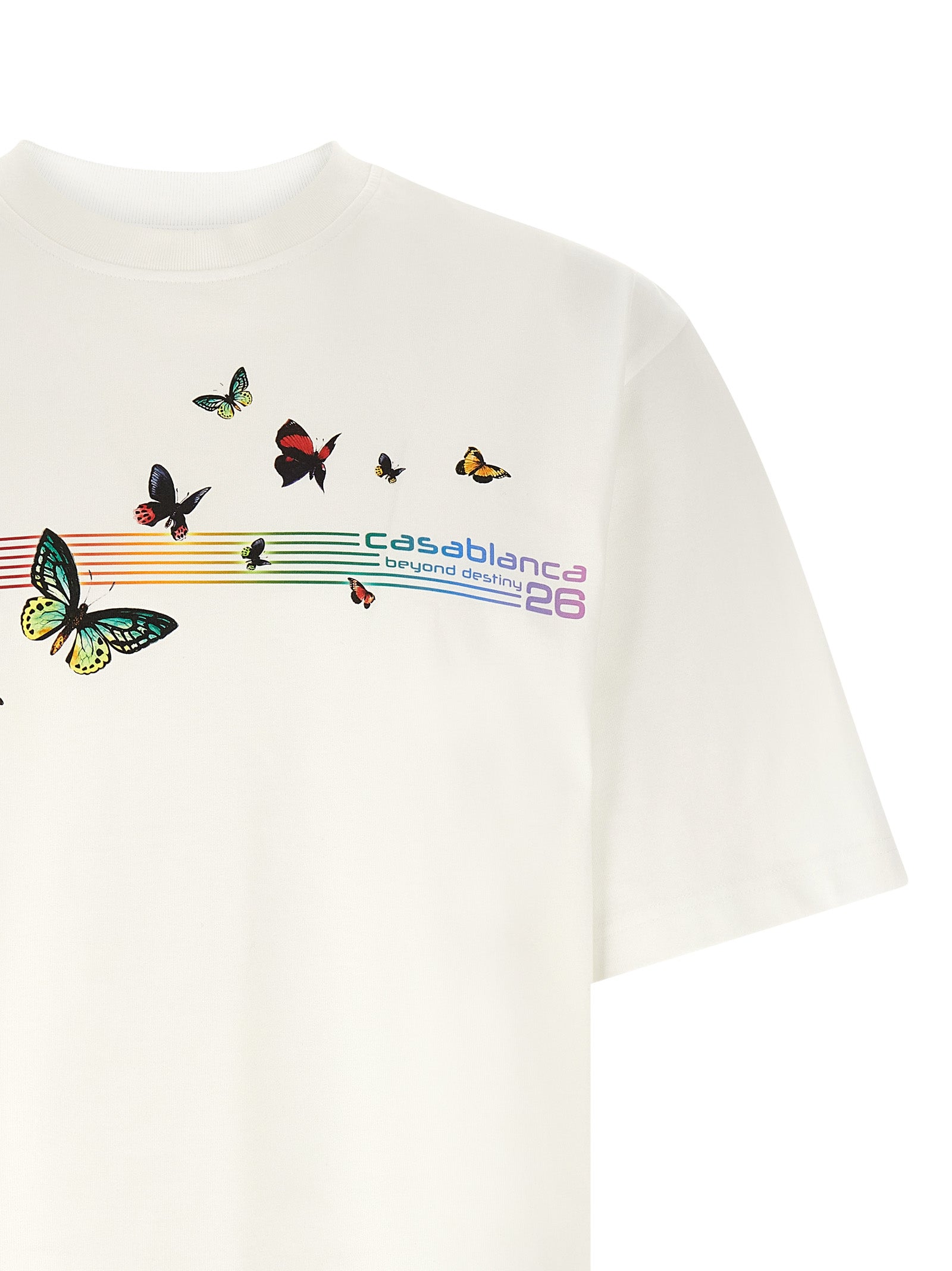 Casablanca White Organic Cotton Men's T-Shirt