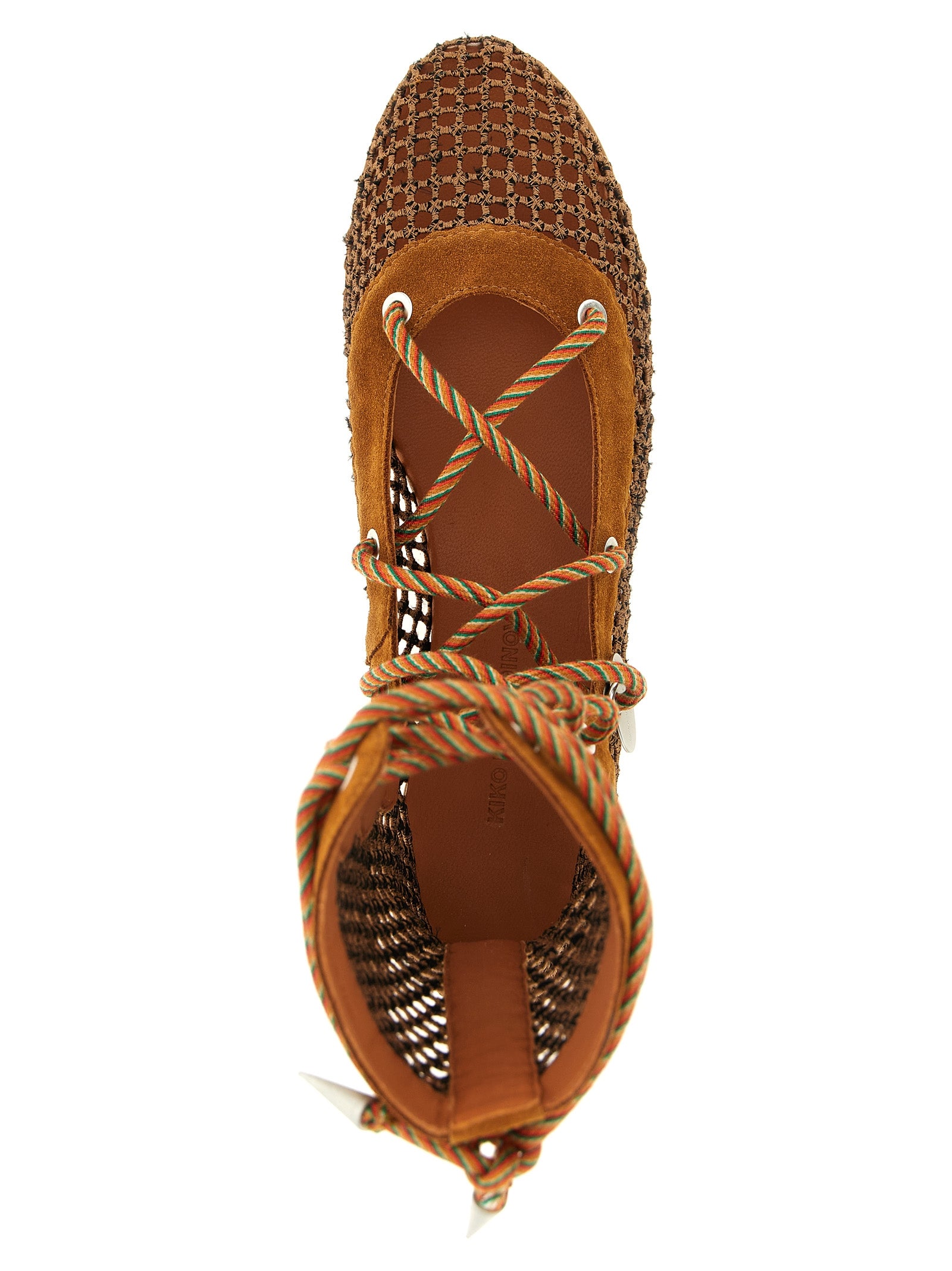 Kiko Kostadinov Brown Polyester Ankle Women's Boots