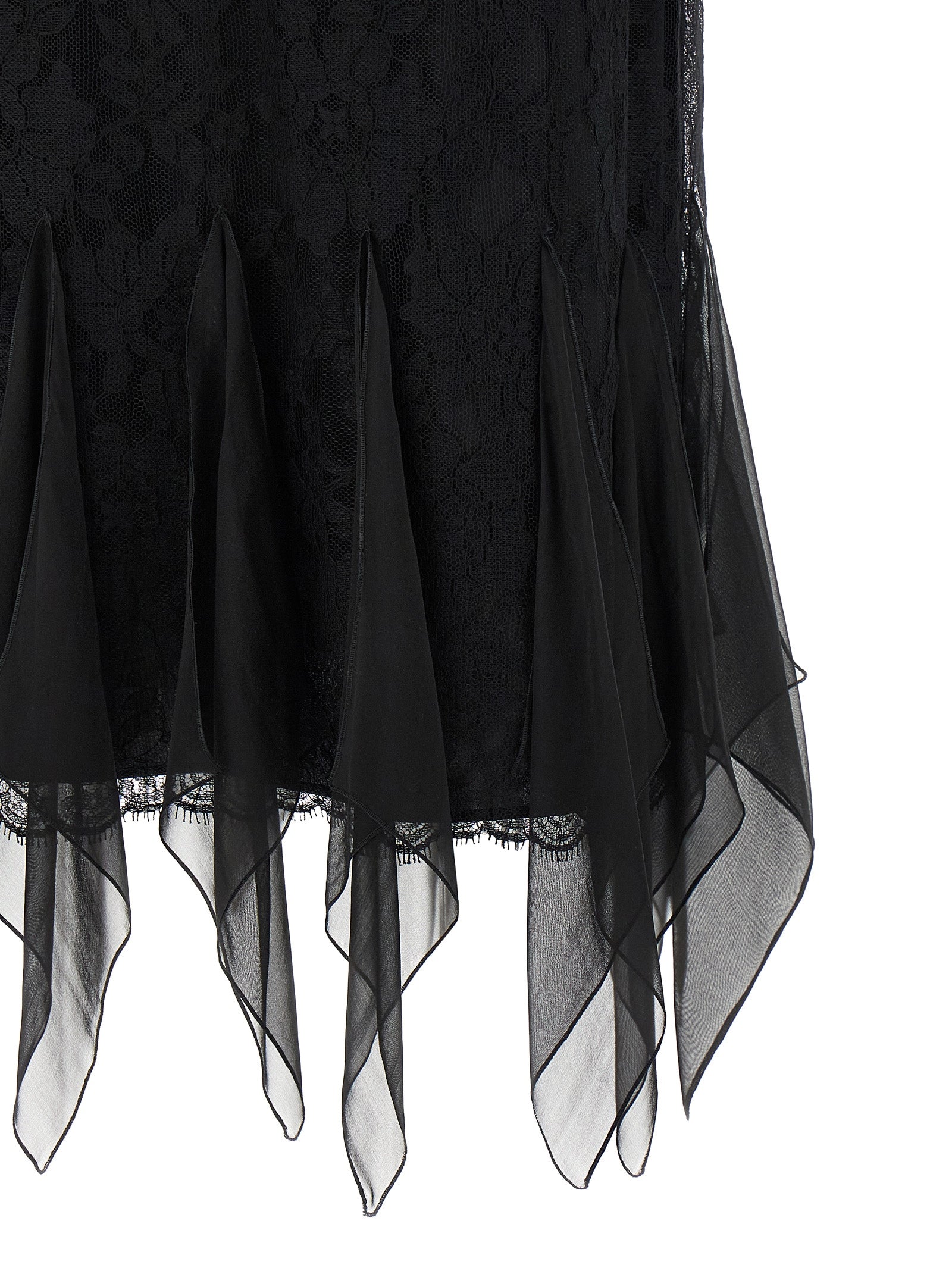 Valentino Garavani Black Cotton Midi Women's Skirt