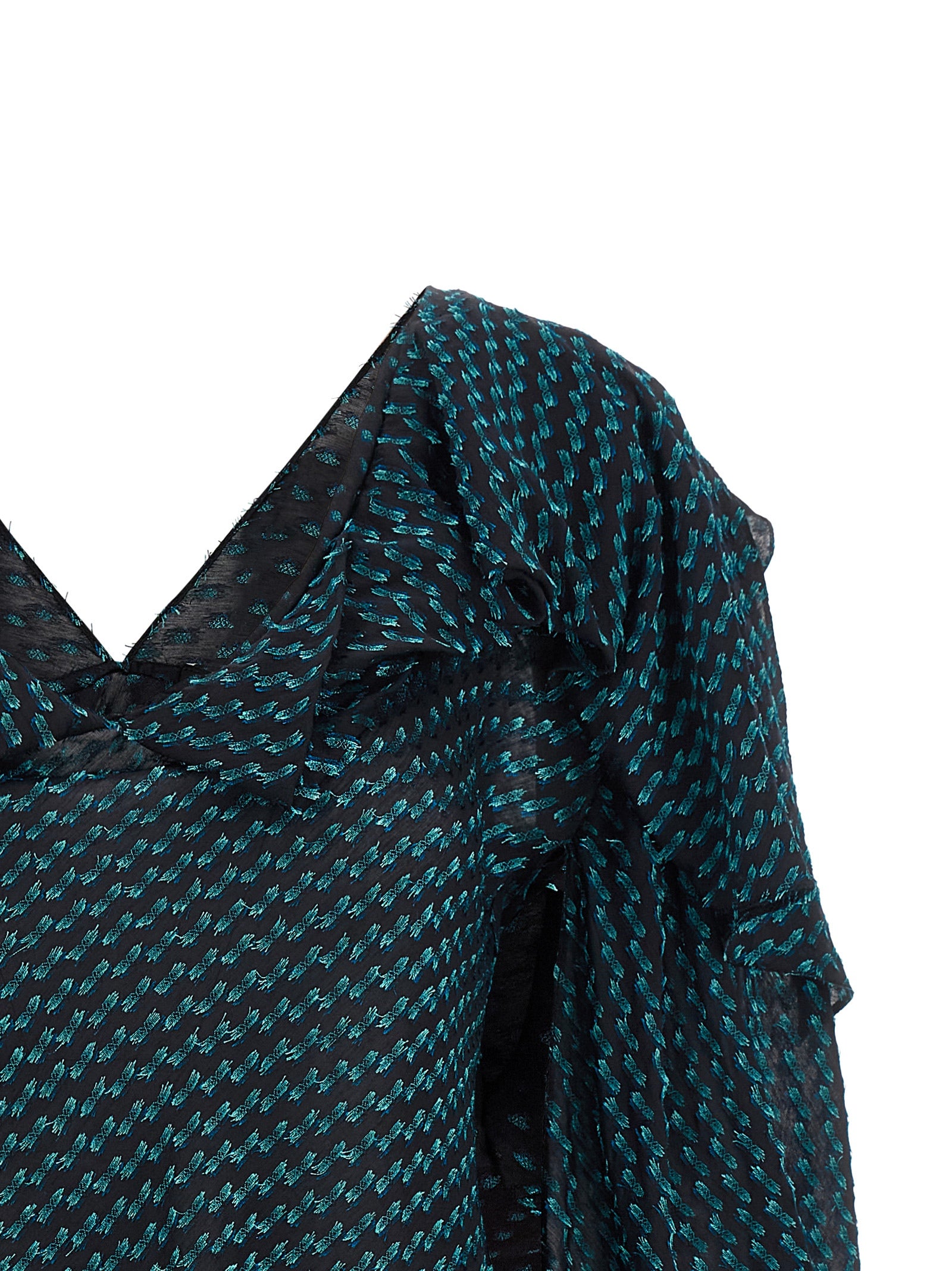 Kiko Kostadinov Blue Modal Women's Blouse