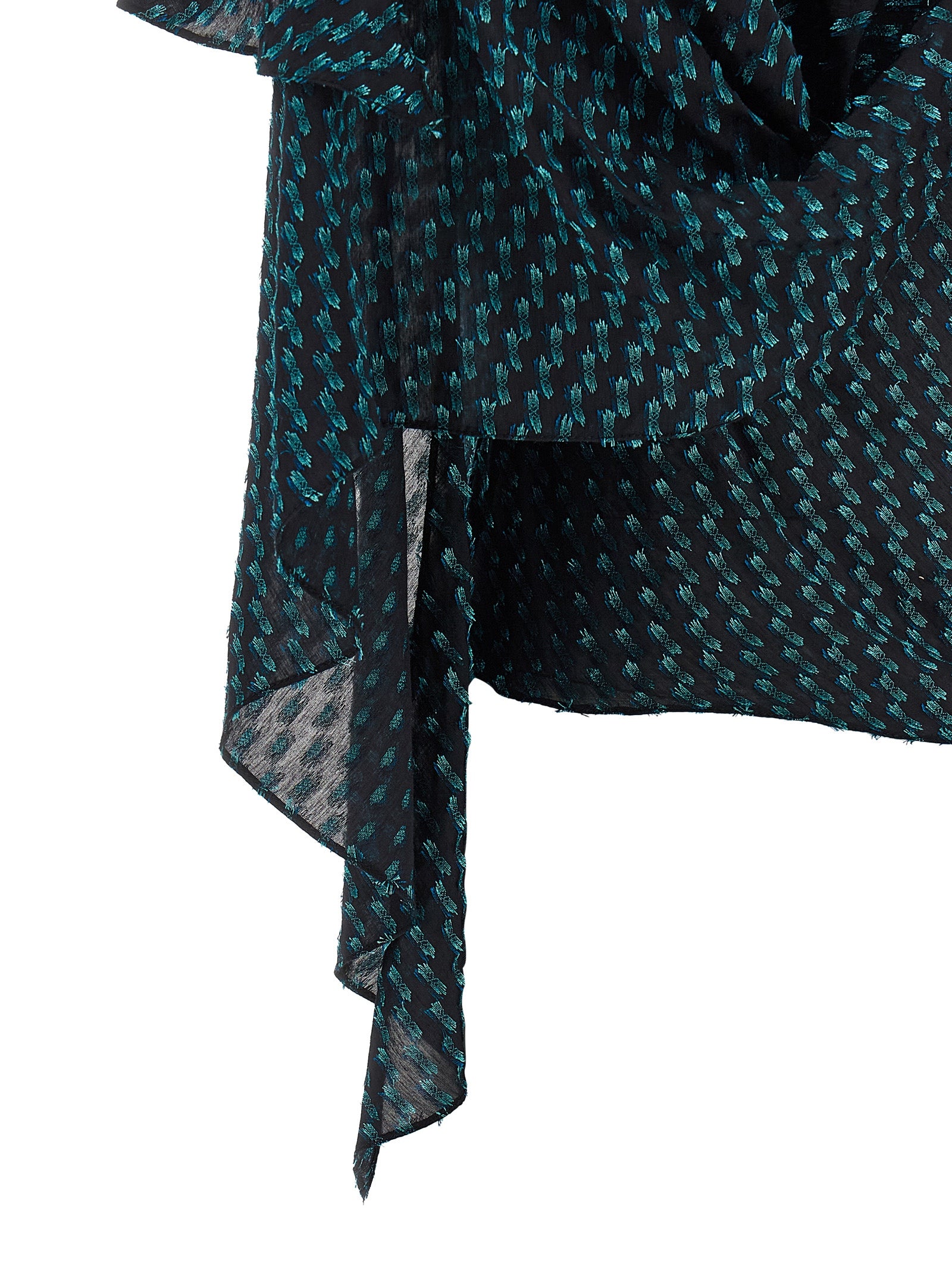 Kiko Kostadinov Blue Modal Women's Blouse