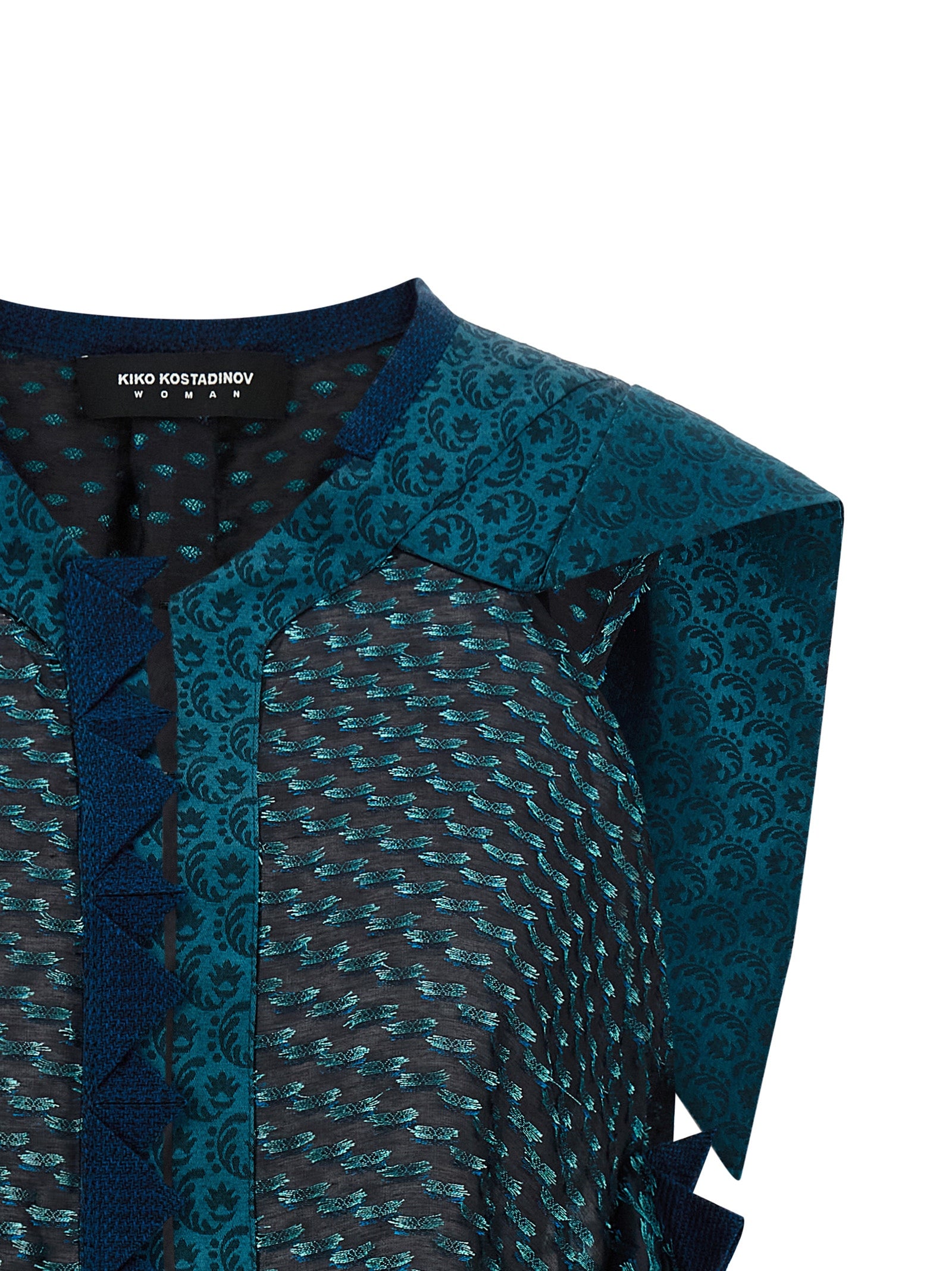 Kiko Kostadinov Blue Modal Women's Shirt