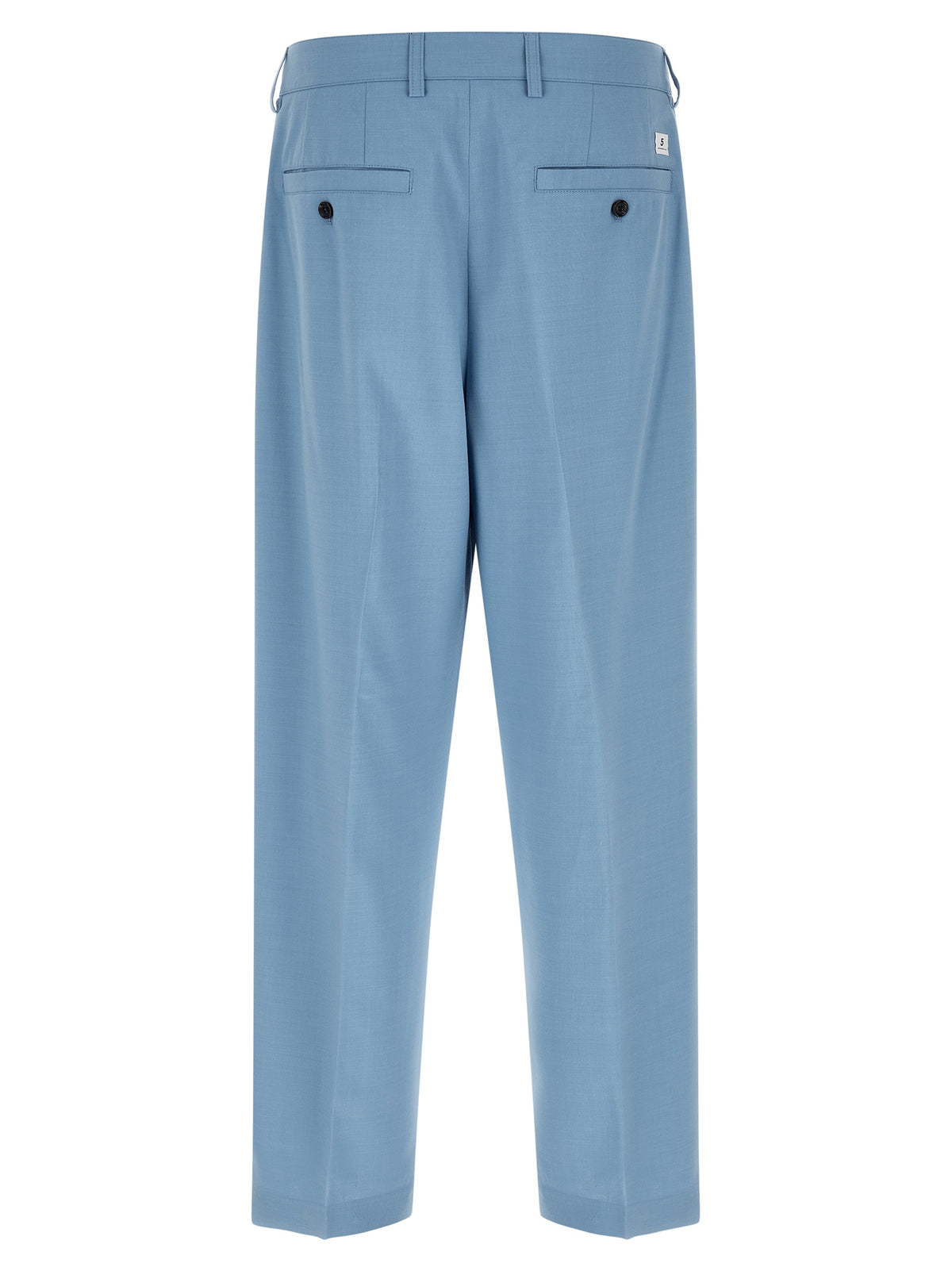 Department 5 Blue Polyester Chino Men's Pants