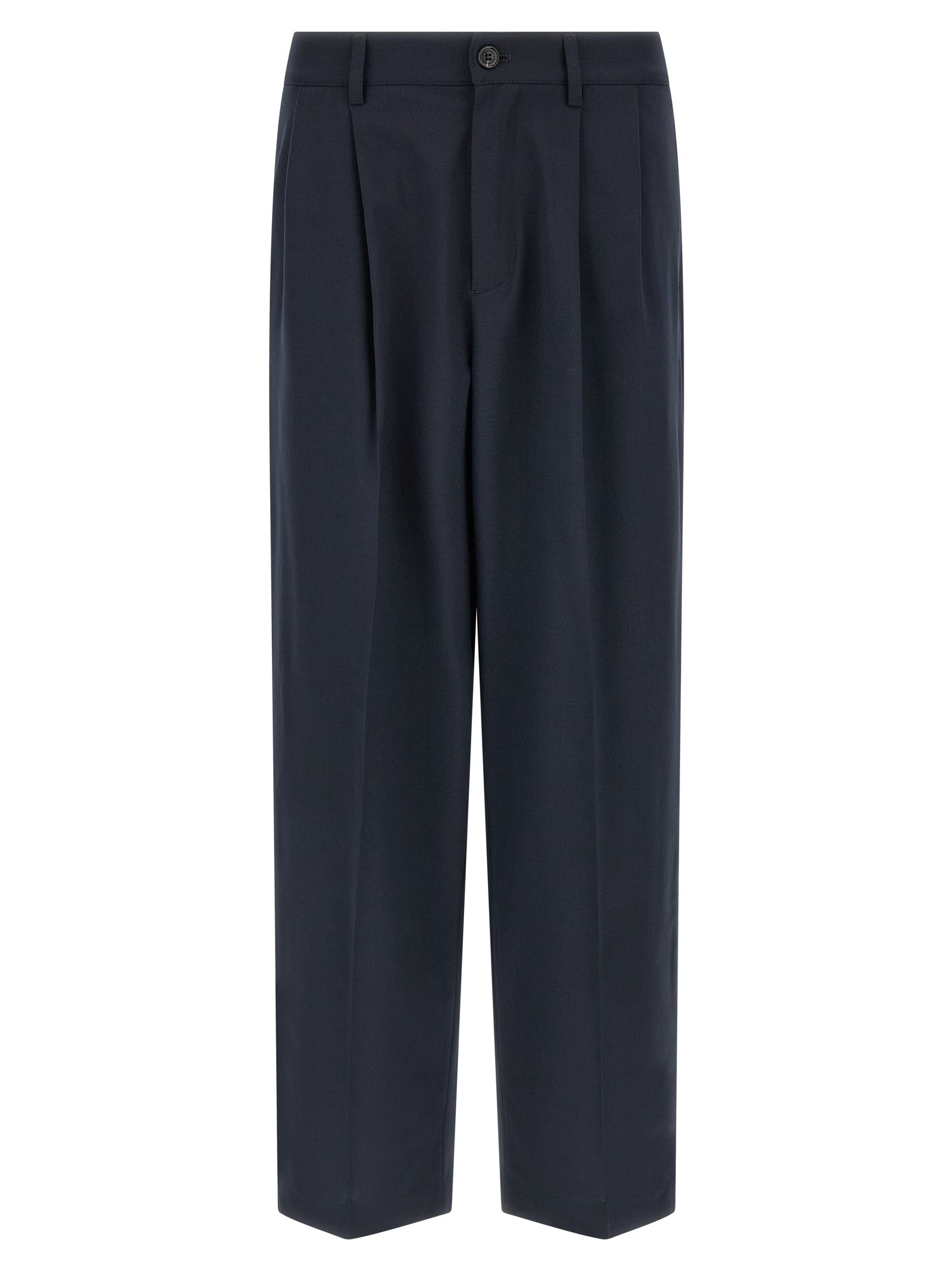 Department 5 Blue Polyester Chino Men's Pants