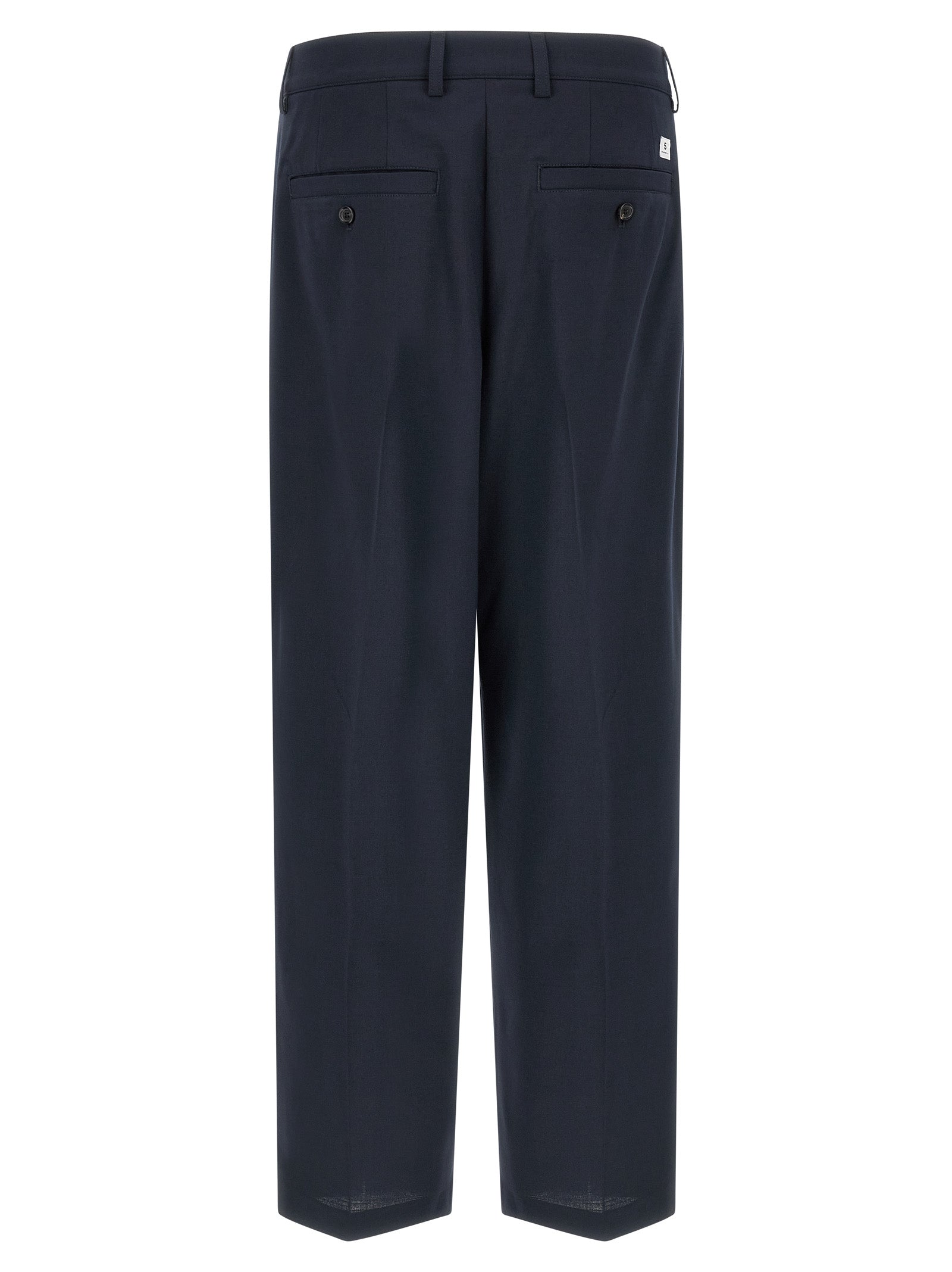Department 5 Blue Polyester Chino Men's Pants