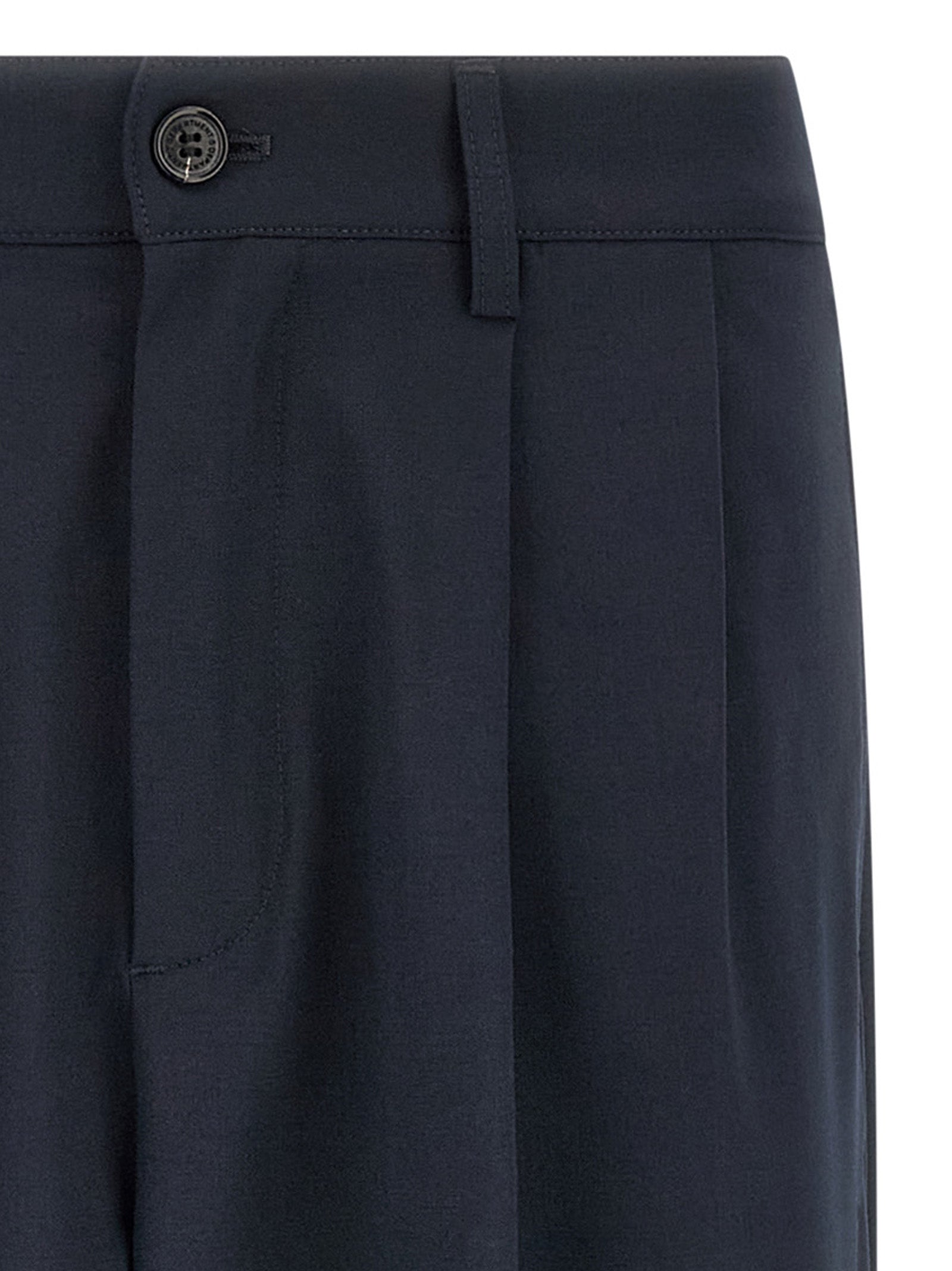 Department 5 Blue Polyester Chino Men's Pants