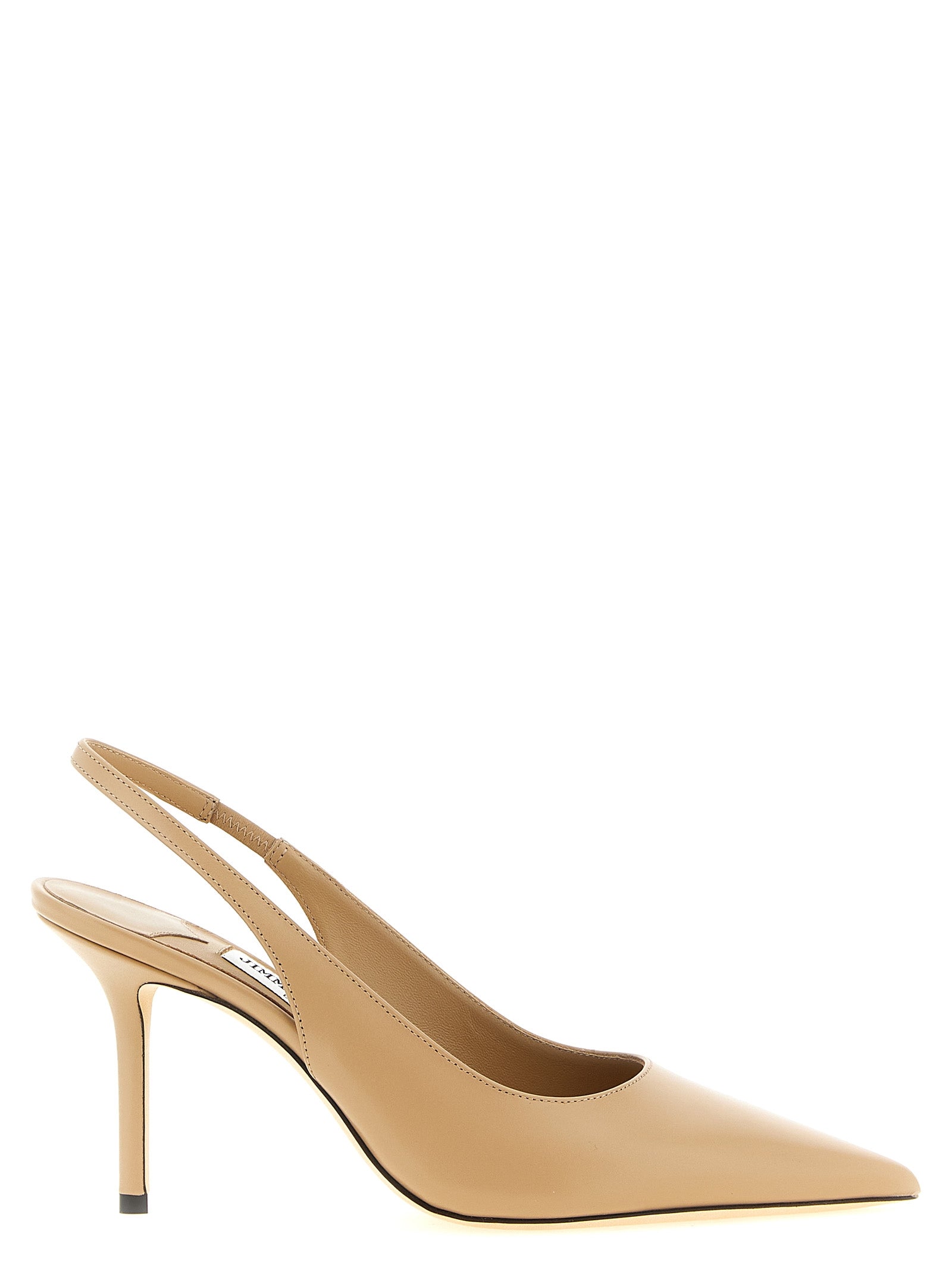 Jimmy Choo Beige Leather High Heel Women's Pumps