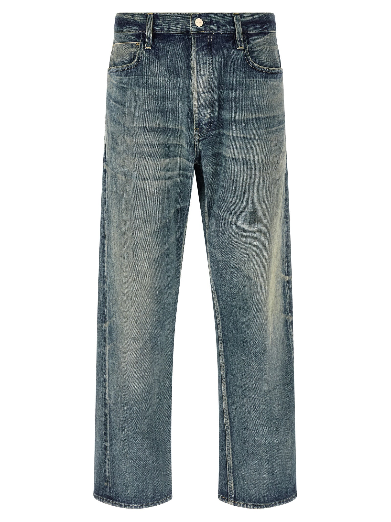 Fear Of God Blue Cotton Straight-Leg Men's Jeans