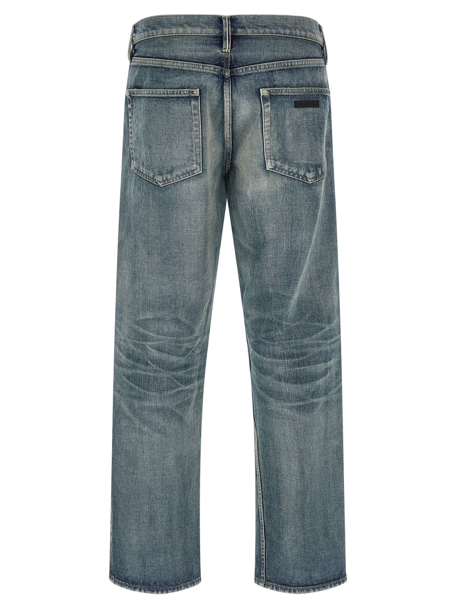 Fear Of God Blue Cotton Straight-Leg Men's Jeans
