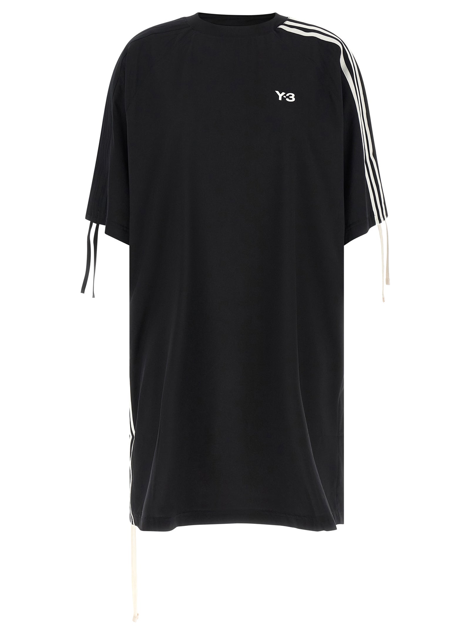 Y-3 Black Polyester Short Women's Dress