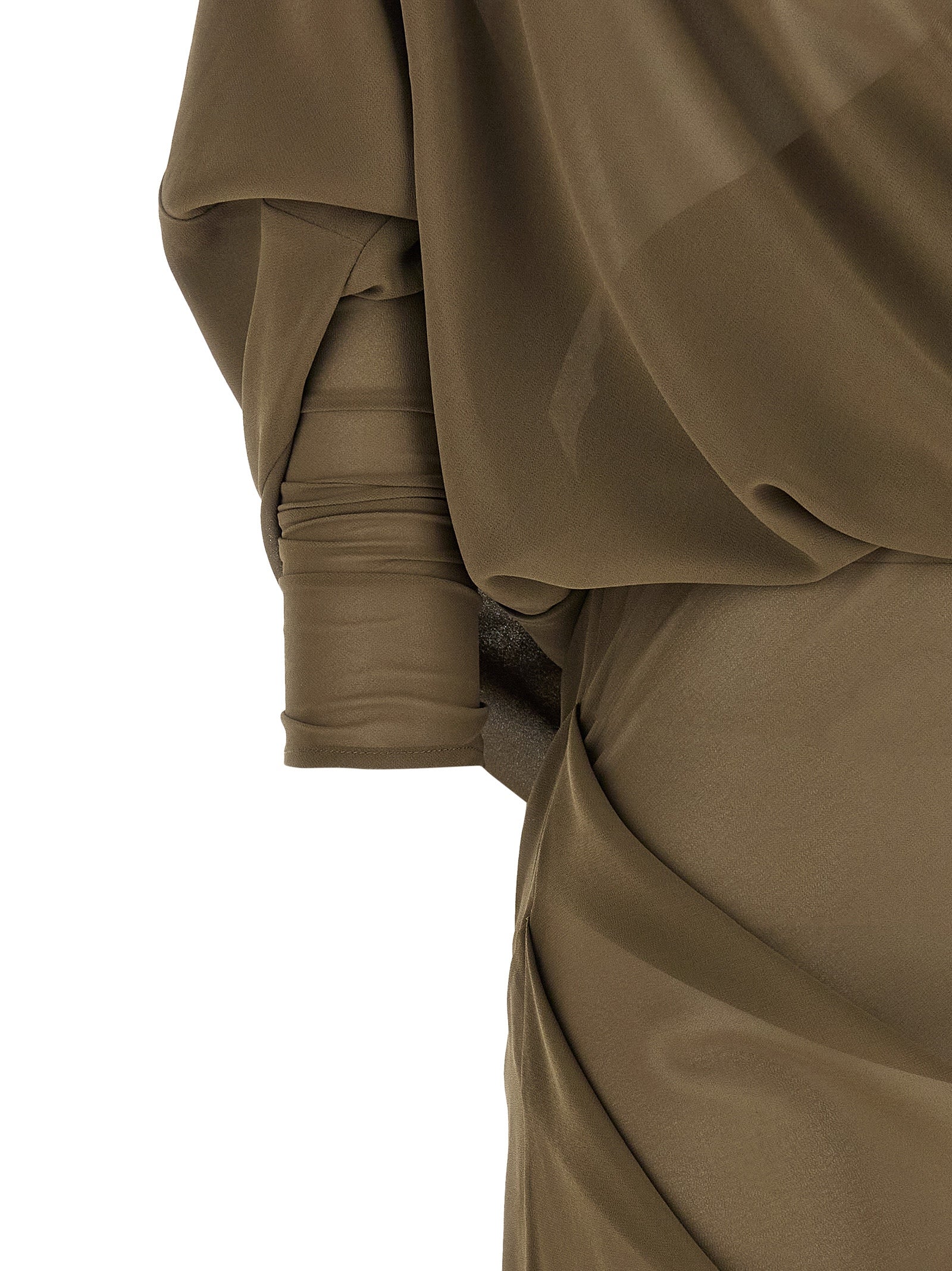 Entire Studios Bicolor Polyester Long Women's Dress