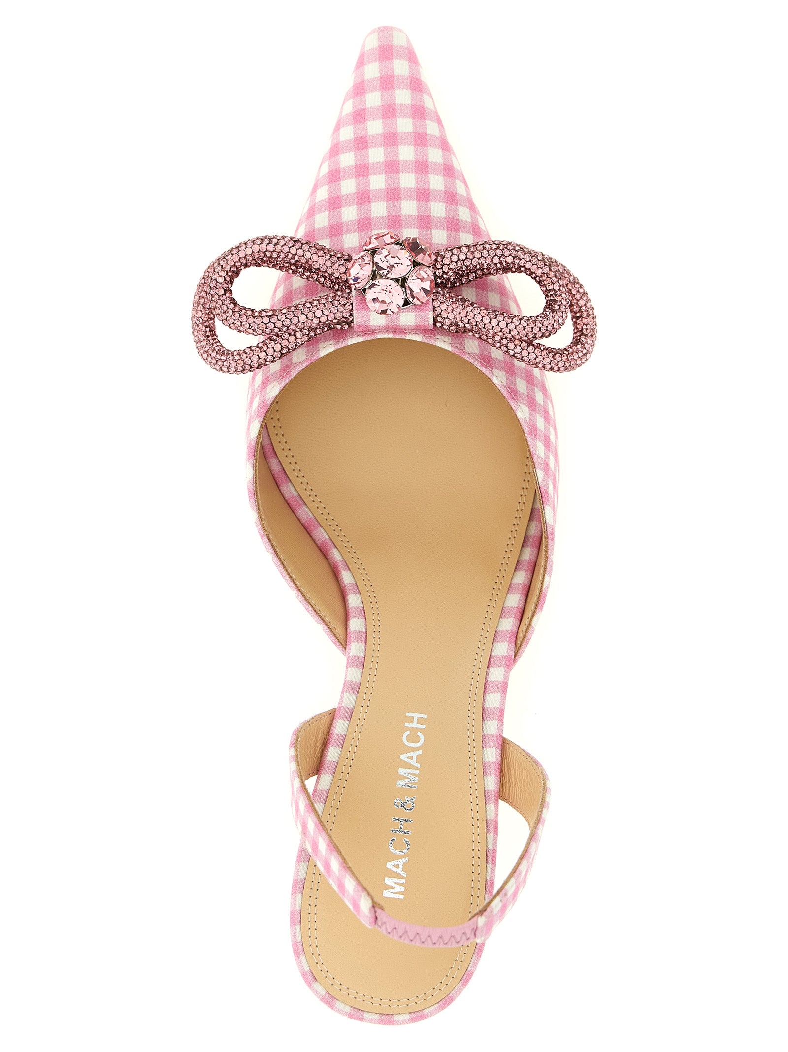 MACH & MACH Multicolor Cotton-Like Mid Heel Women's Pumps