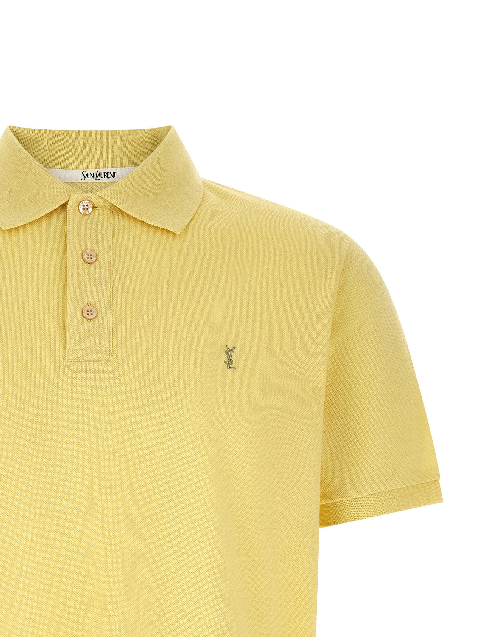 Saint Laurent Multicolor Cotton Polo Men's Shirt