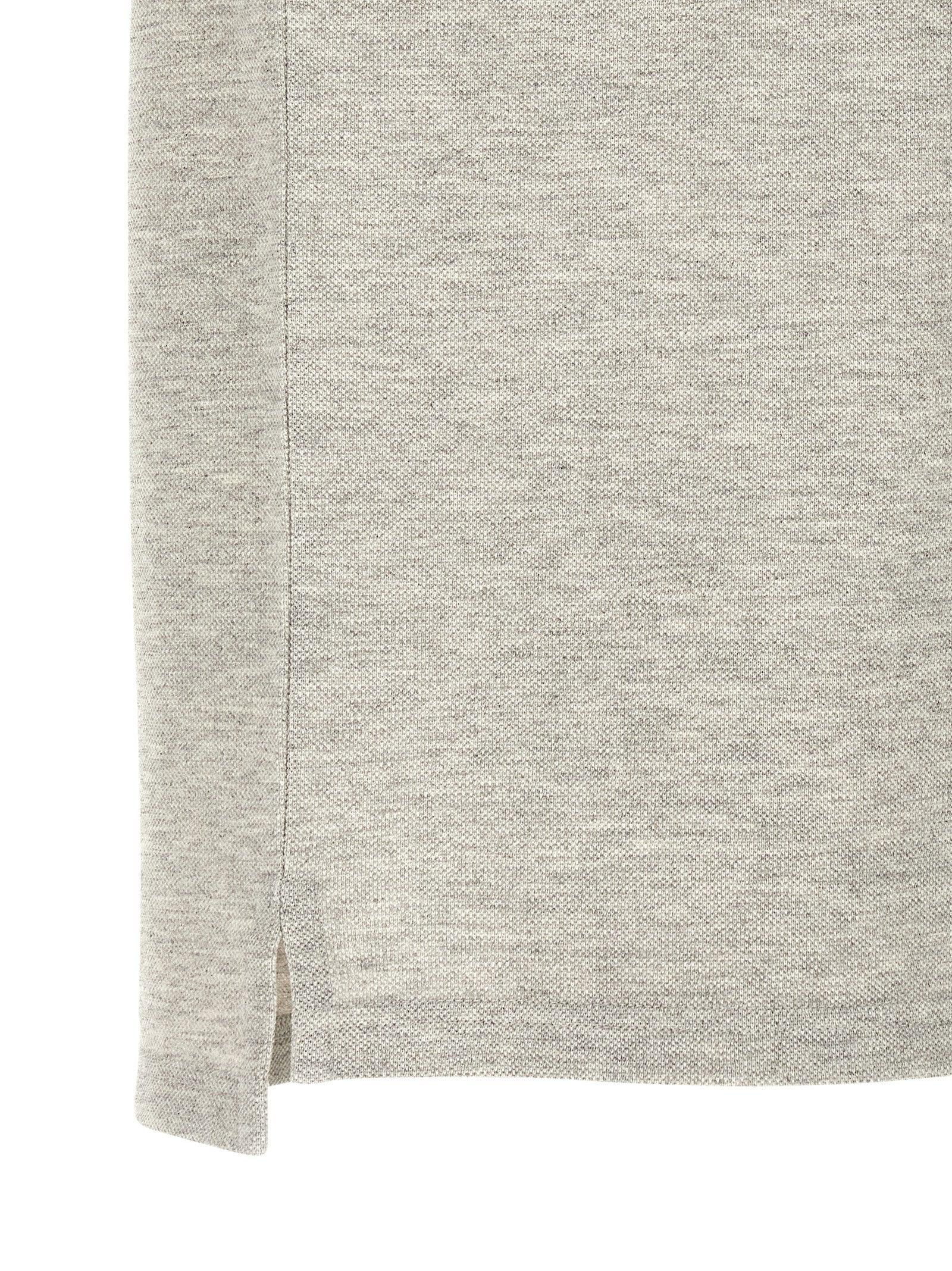Saint Laurent Gray Cotton Polo Men's Shirt