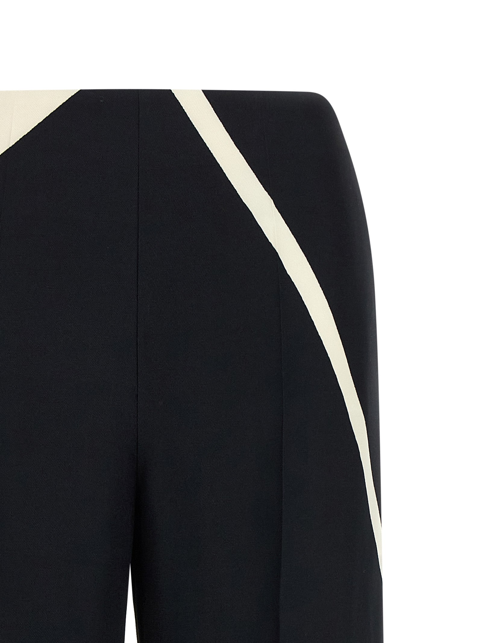 Alberta Ferretti Bicolor Viscose Casual Women's Pants
