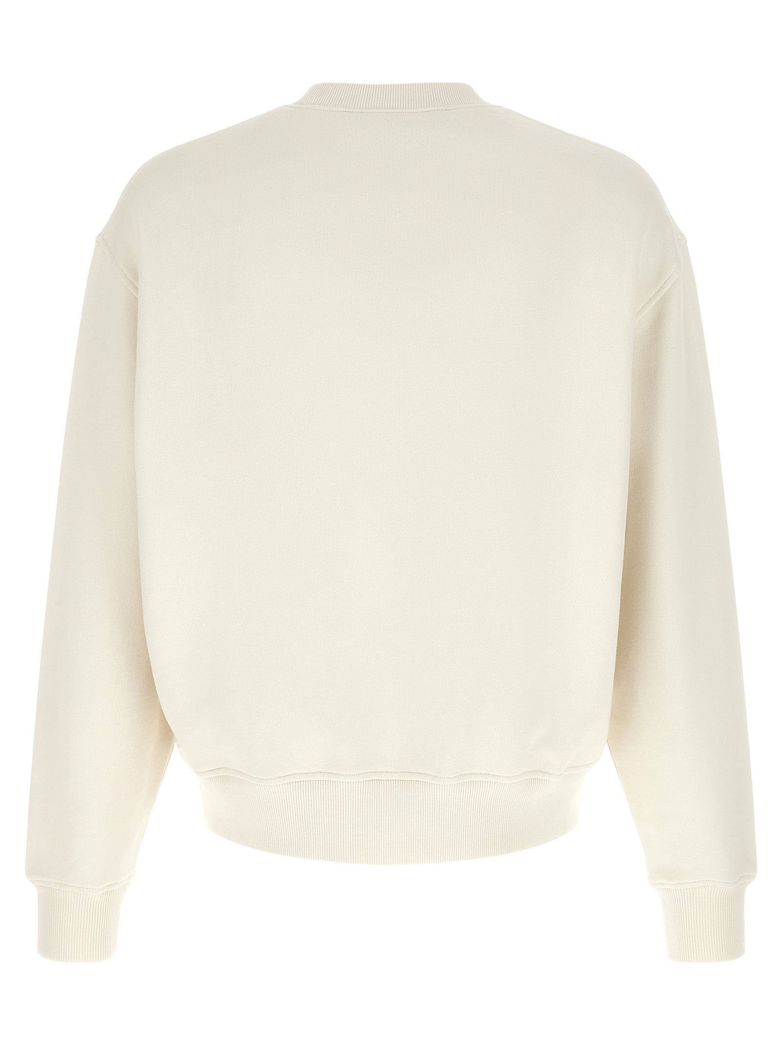 Palm Angels White Cotton Men's Sweatshirt