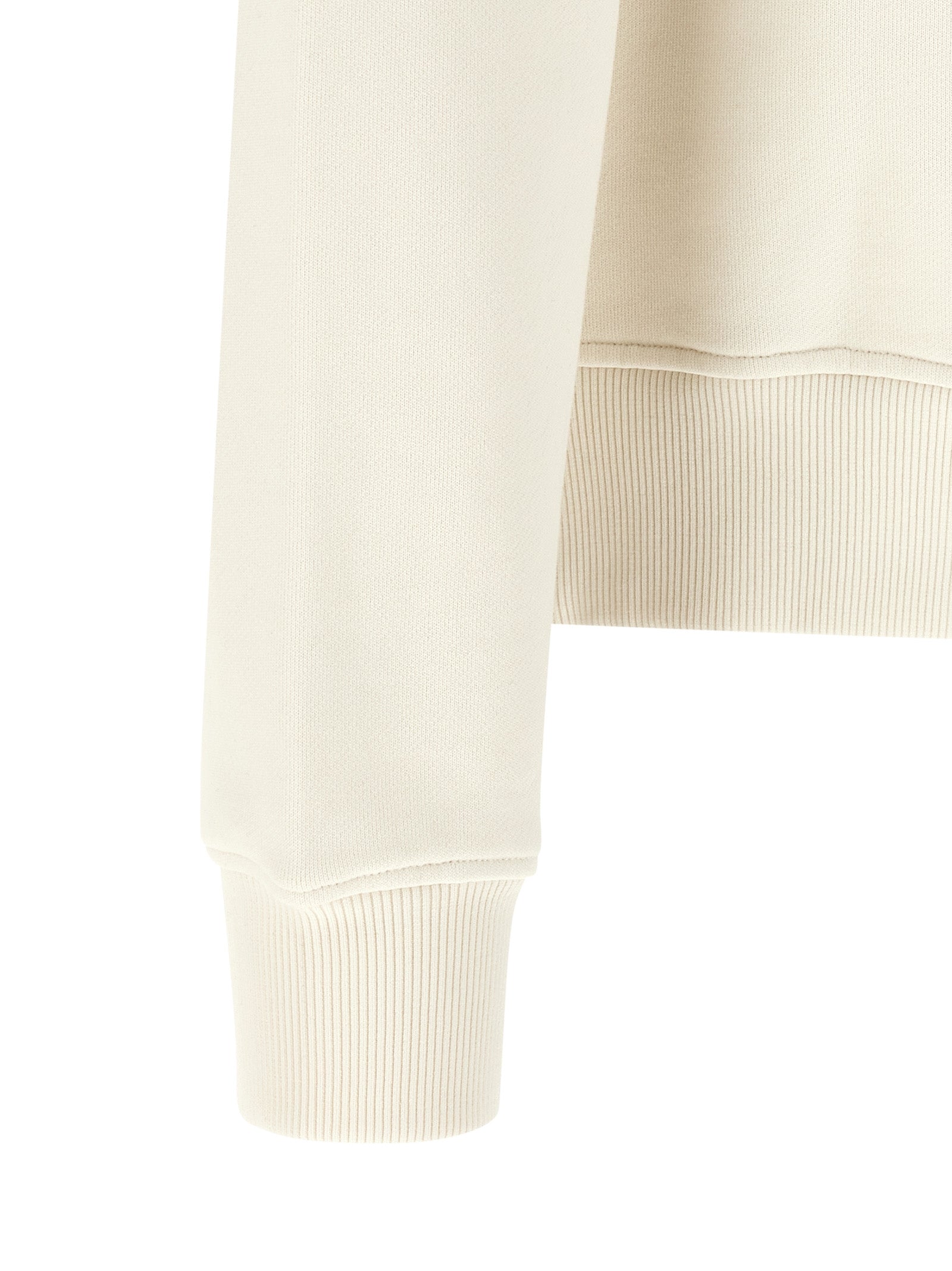 Palm Angels White Cotton Men's Sweatshirt