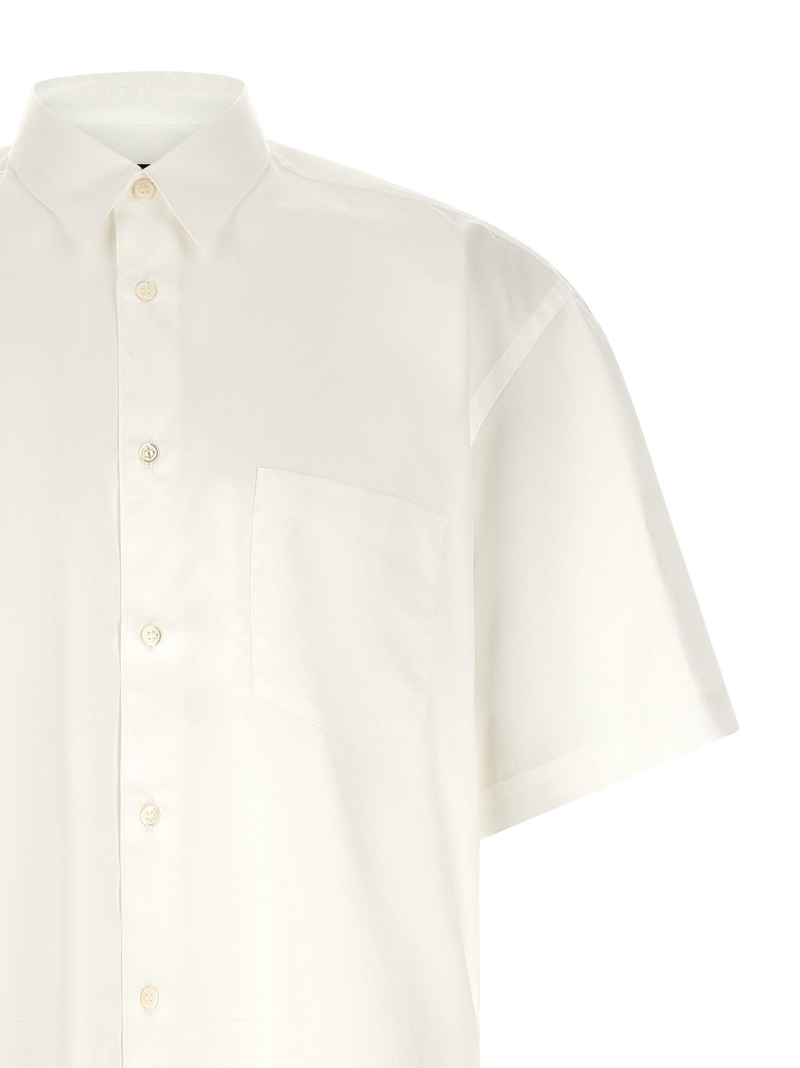 Comme Des Garçons White Cotton Men's Blouse