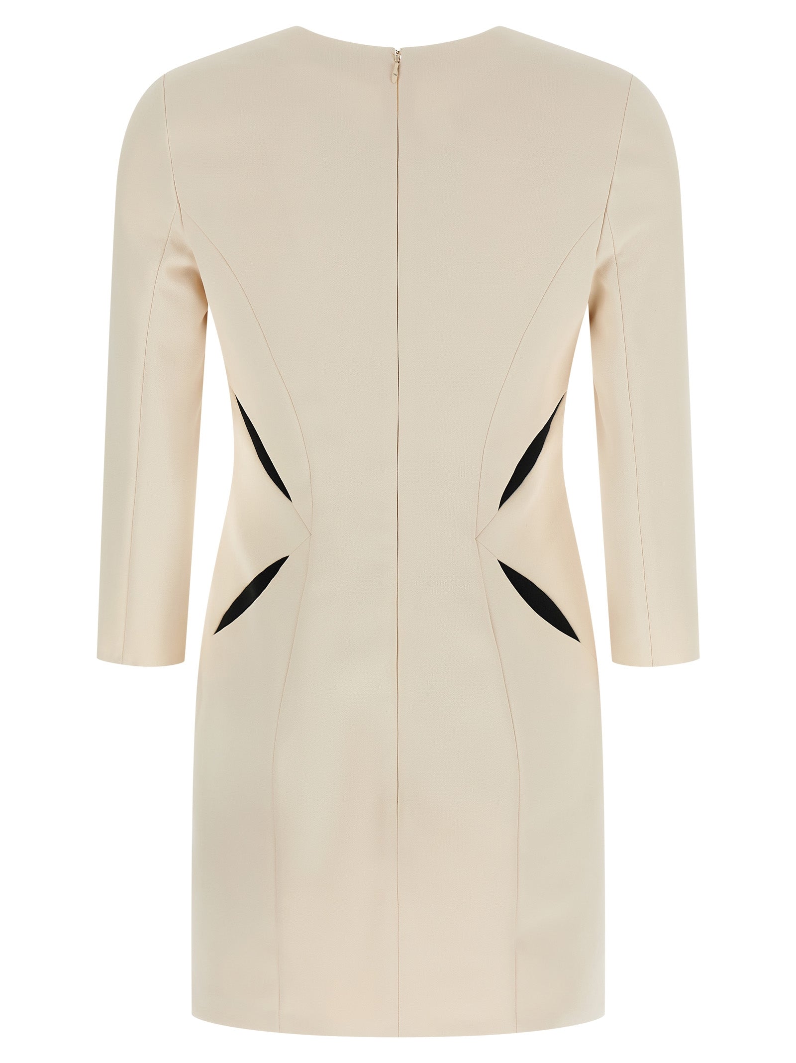 Elisabetta Franchi Bicolor Polyester Short Women's Dress