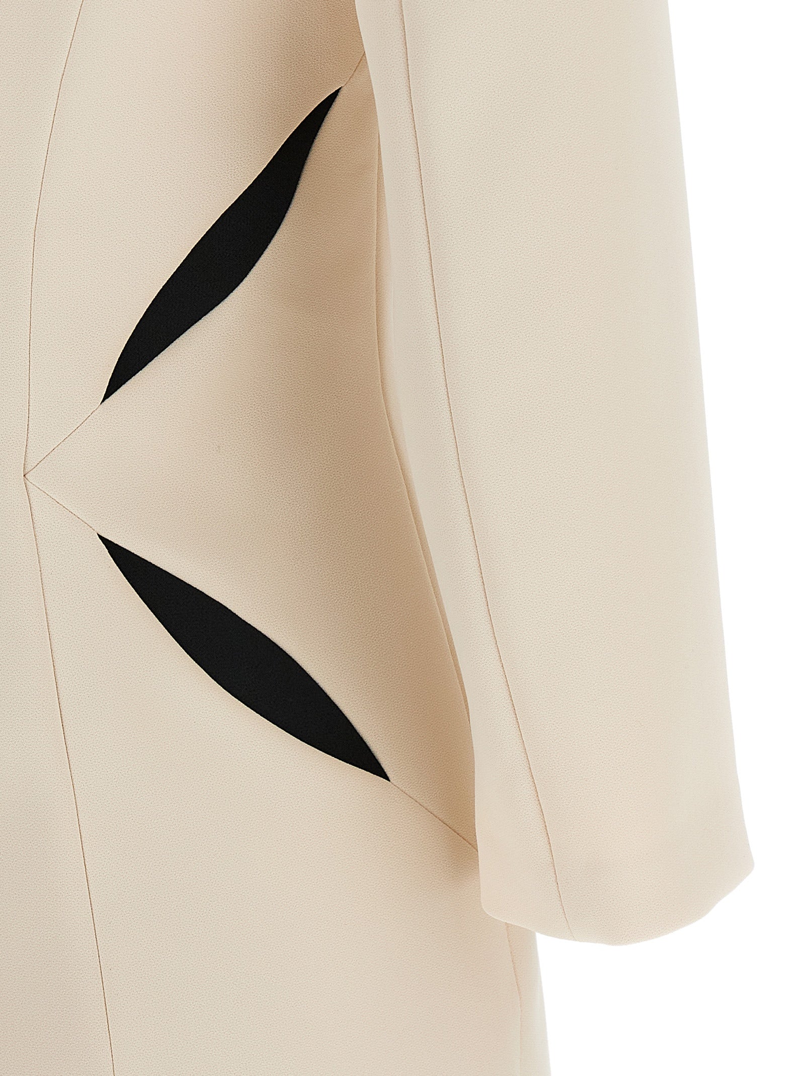 Elisabetta Franchi Bicolor Polyester Short Women's Dress