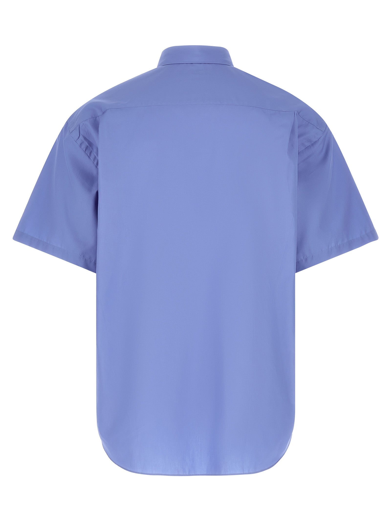 Comme Des Garçons Blue Cotton Men's Blouse