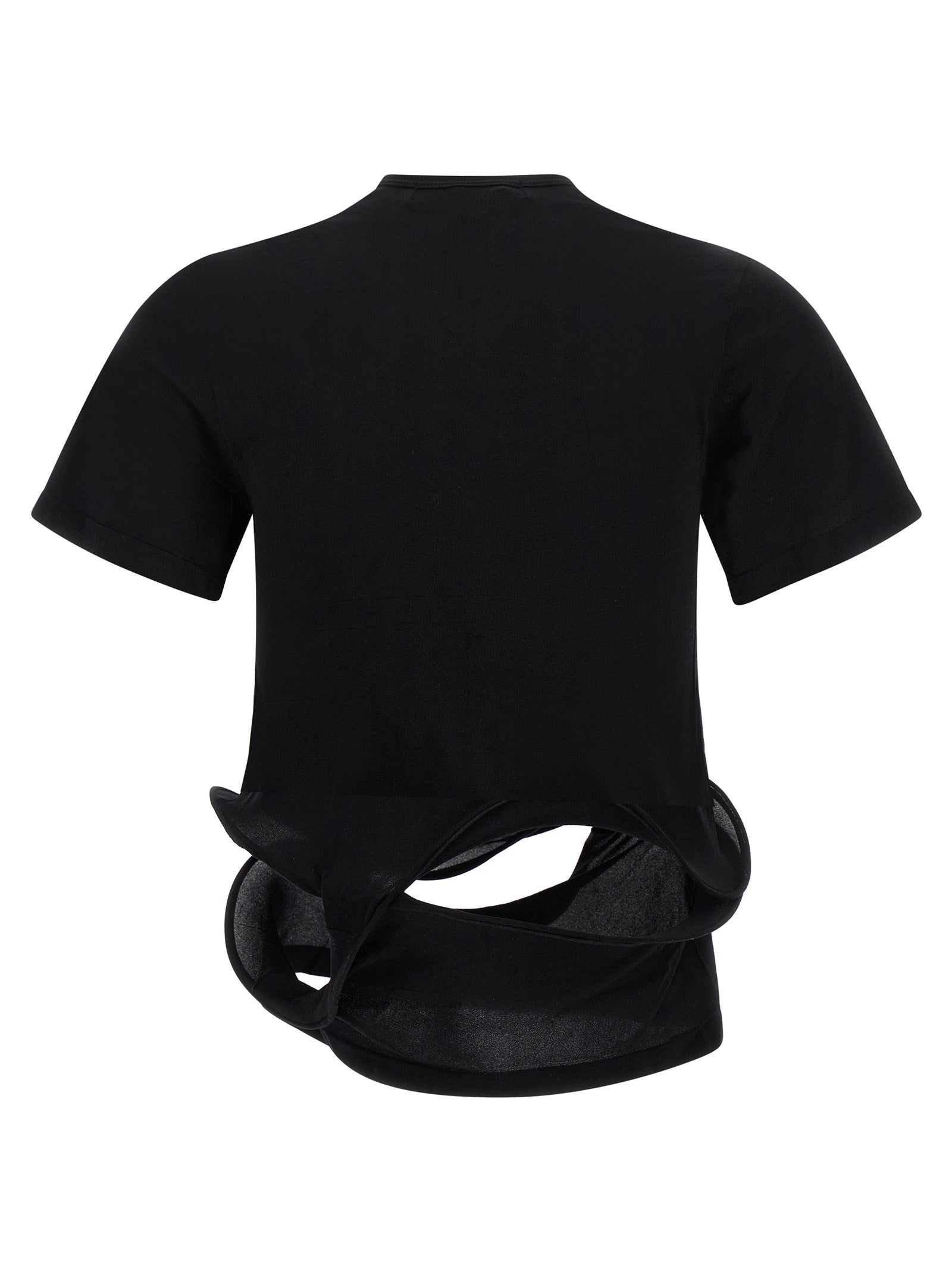 Junya Watanabe Black Nylon Women's T-Shirt
