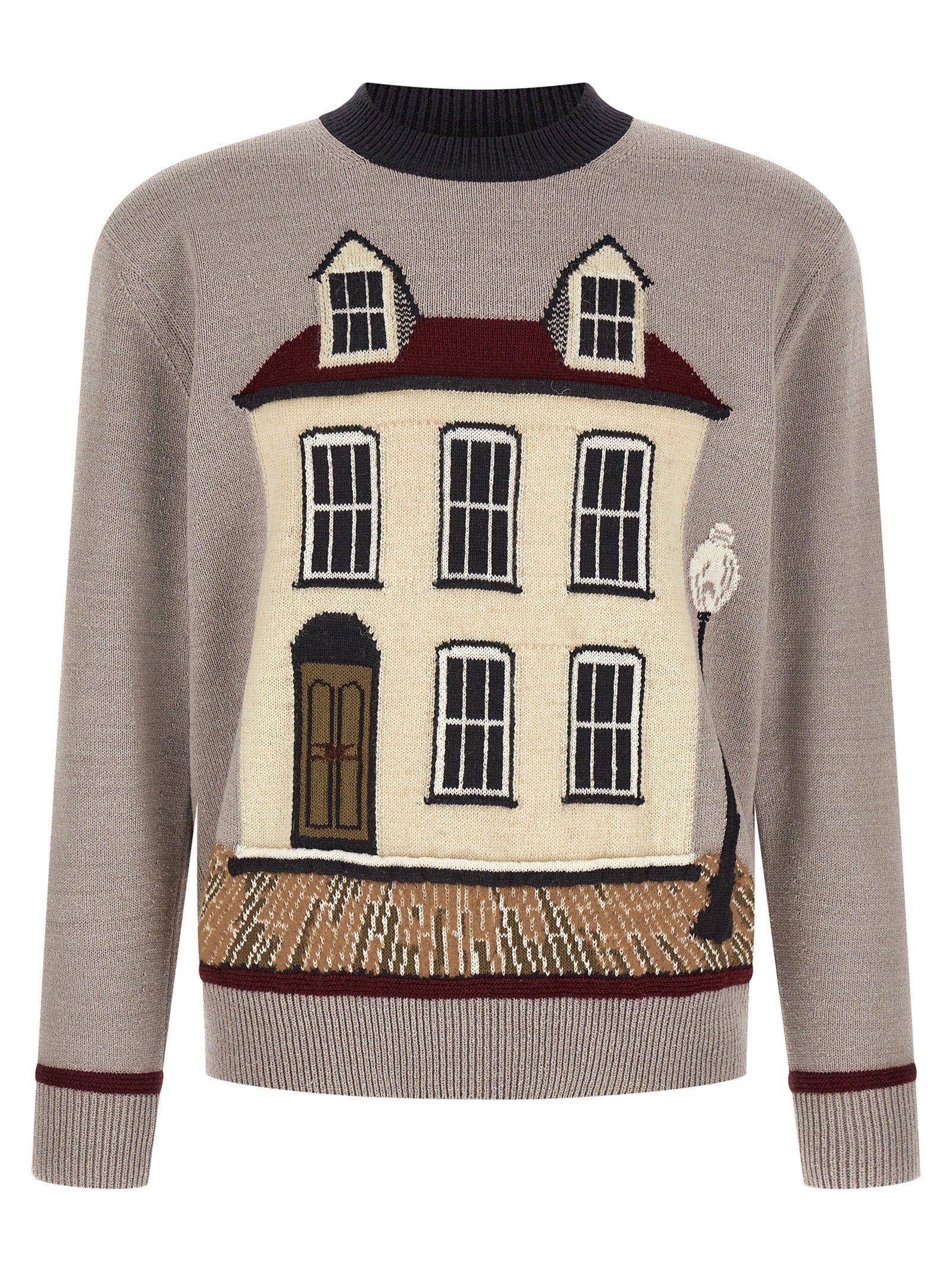 Junya Watanabe Gray Silk Men's Cardigan