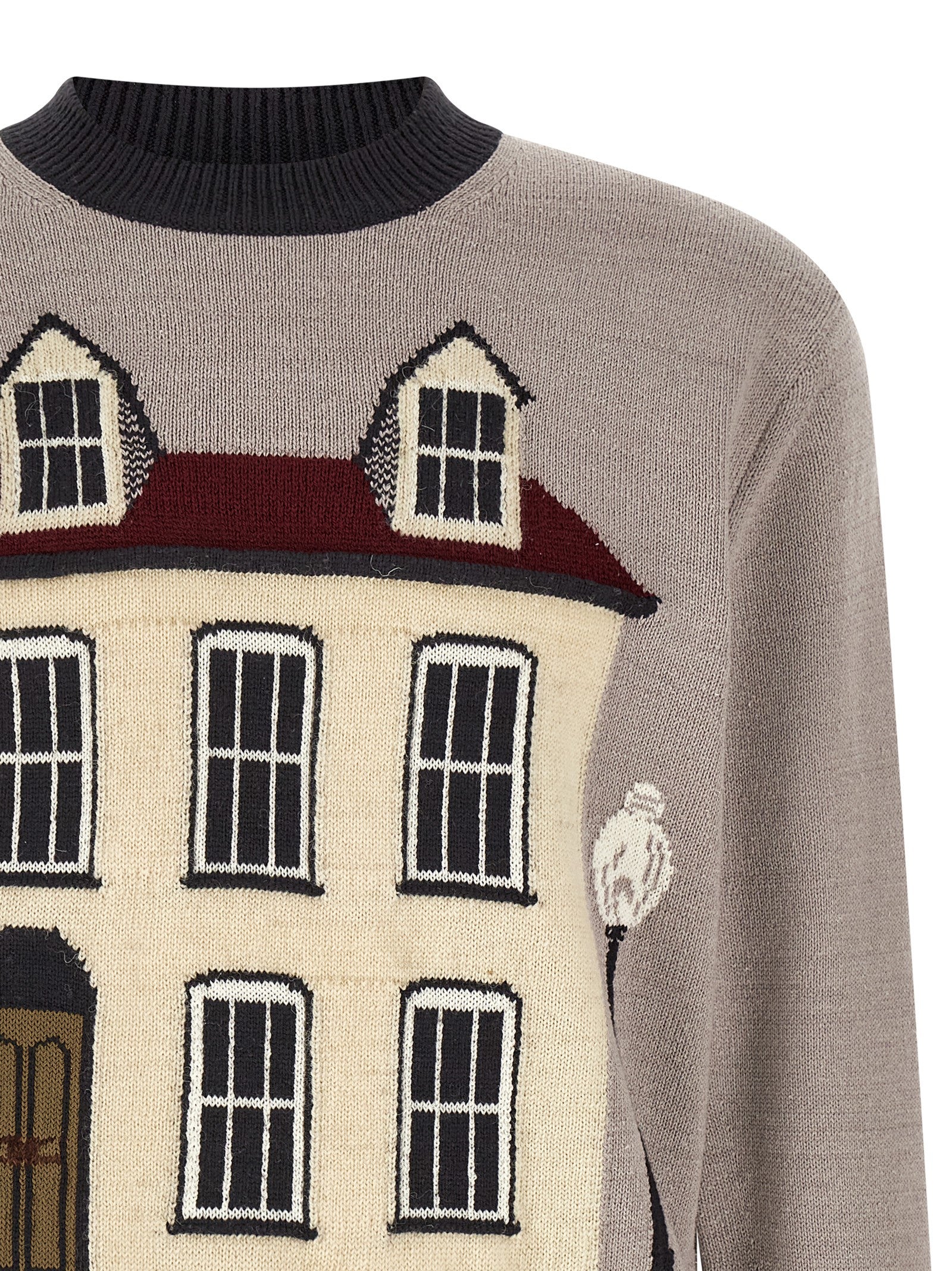 Junya Watanabe Gray Silk Men's Cardigan
