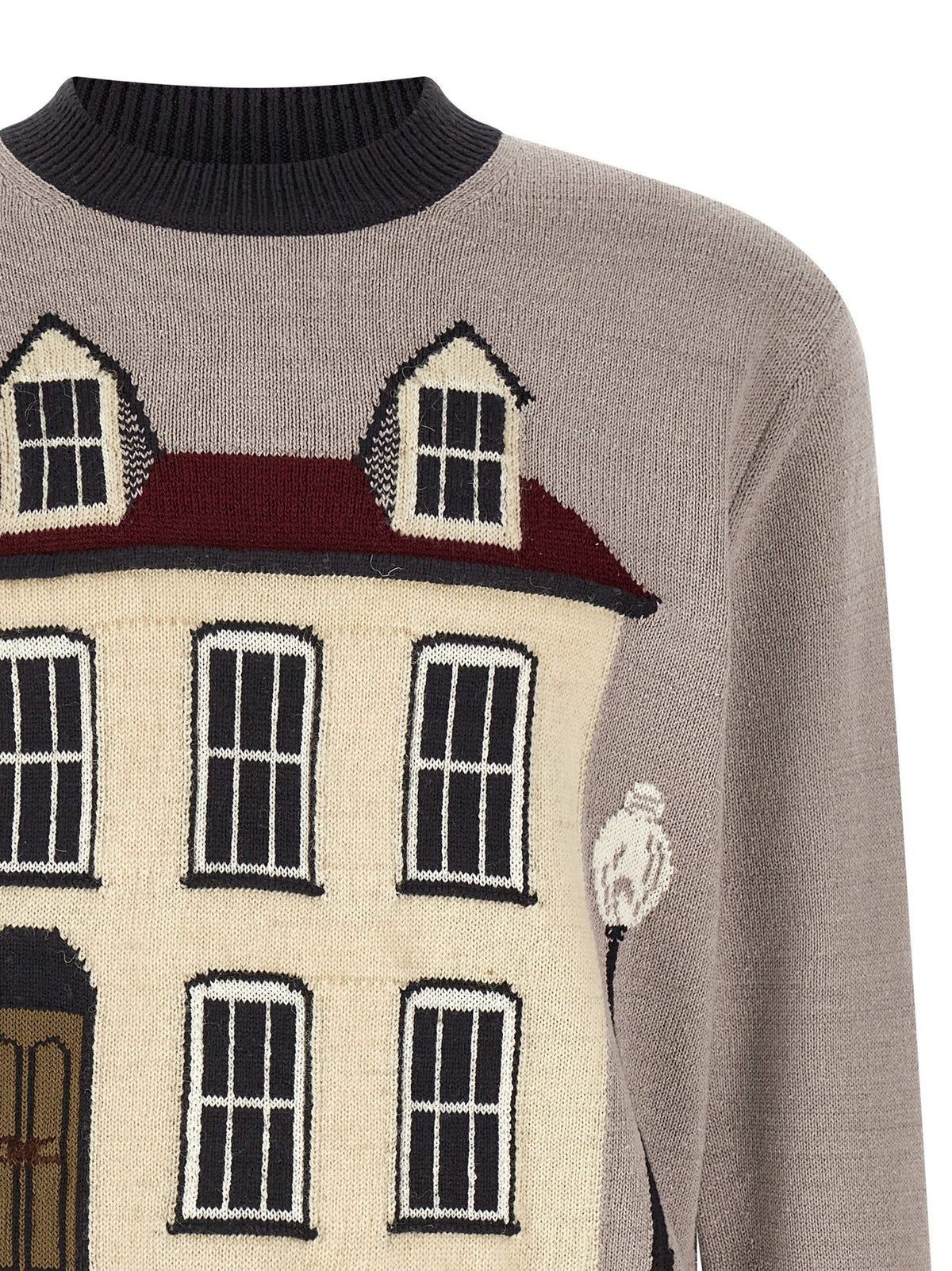 Junya Watanabe Gray Silk Men's Cardigan