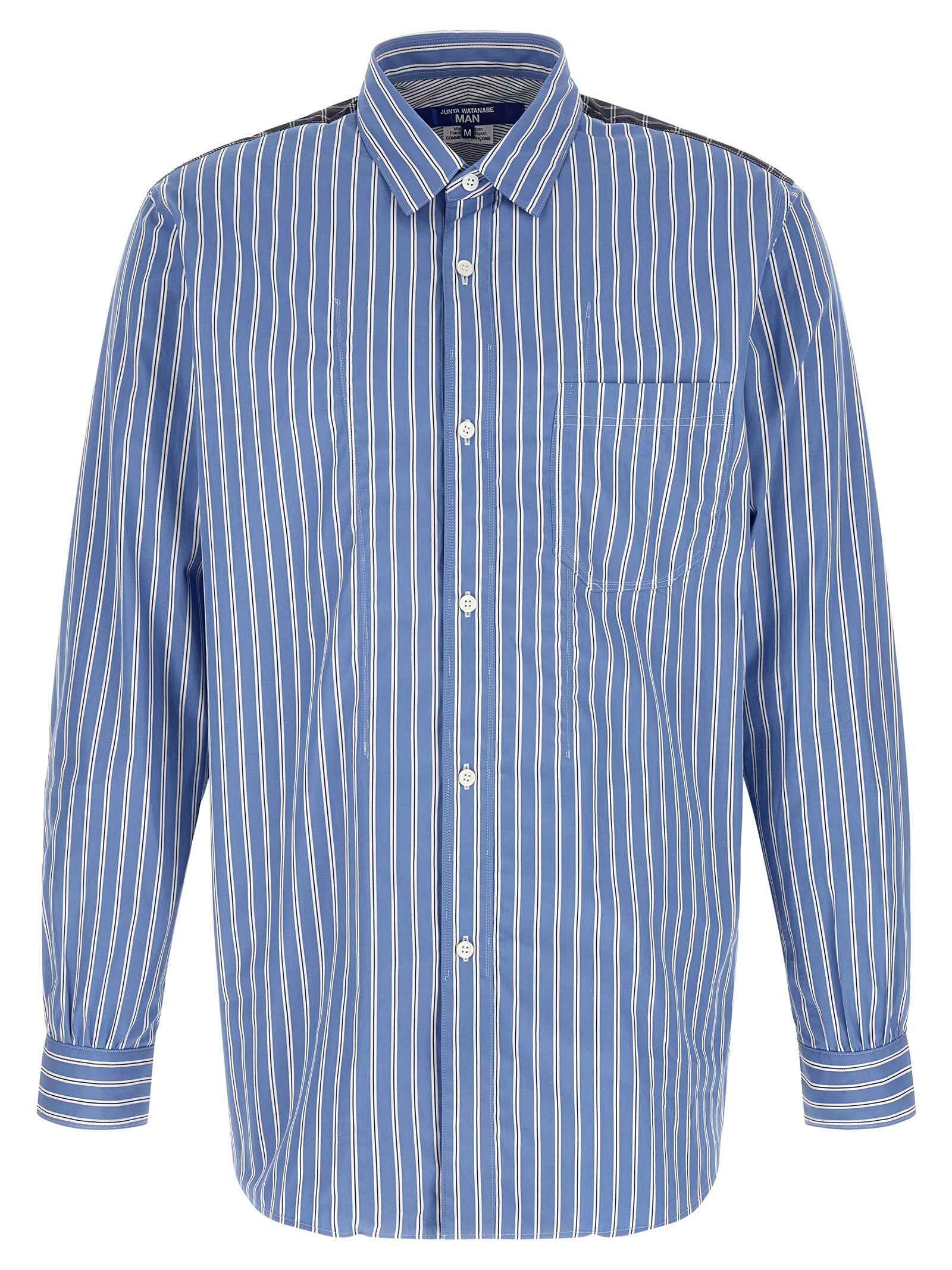 Junya Watanabe Blue Cotton Men's Blouse