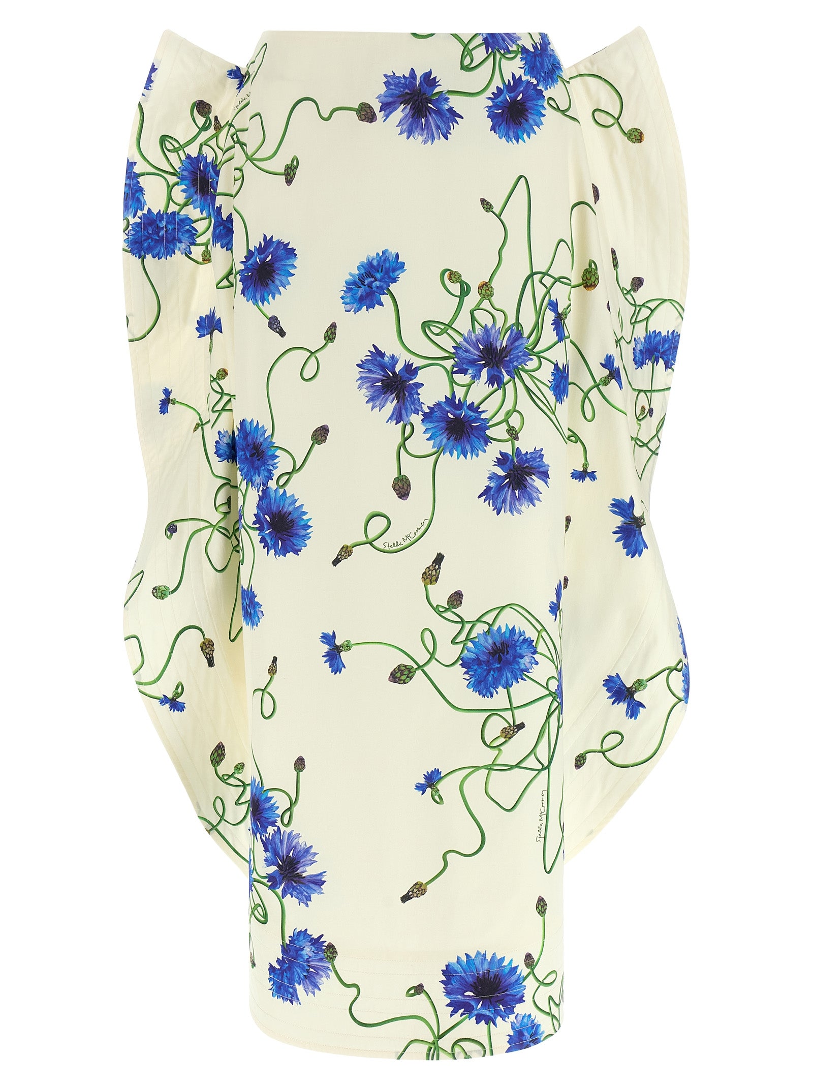 Stella McCartney Blue Cotton Mini Women's Skirt