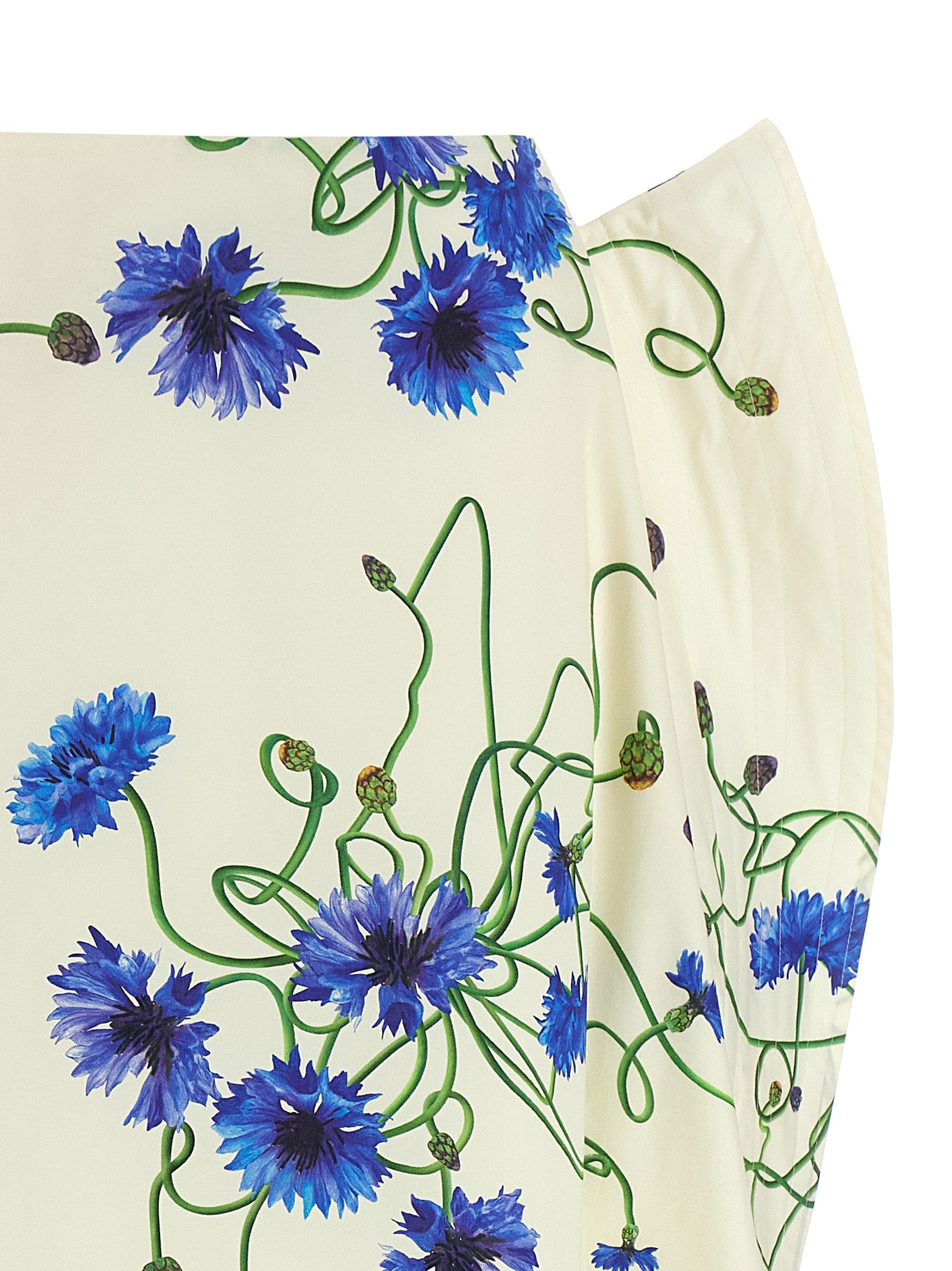 Stella McCartney Blue Cotton Mini Women's Skirt