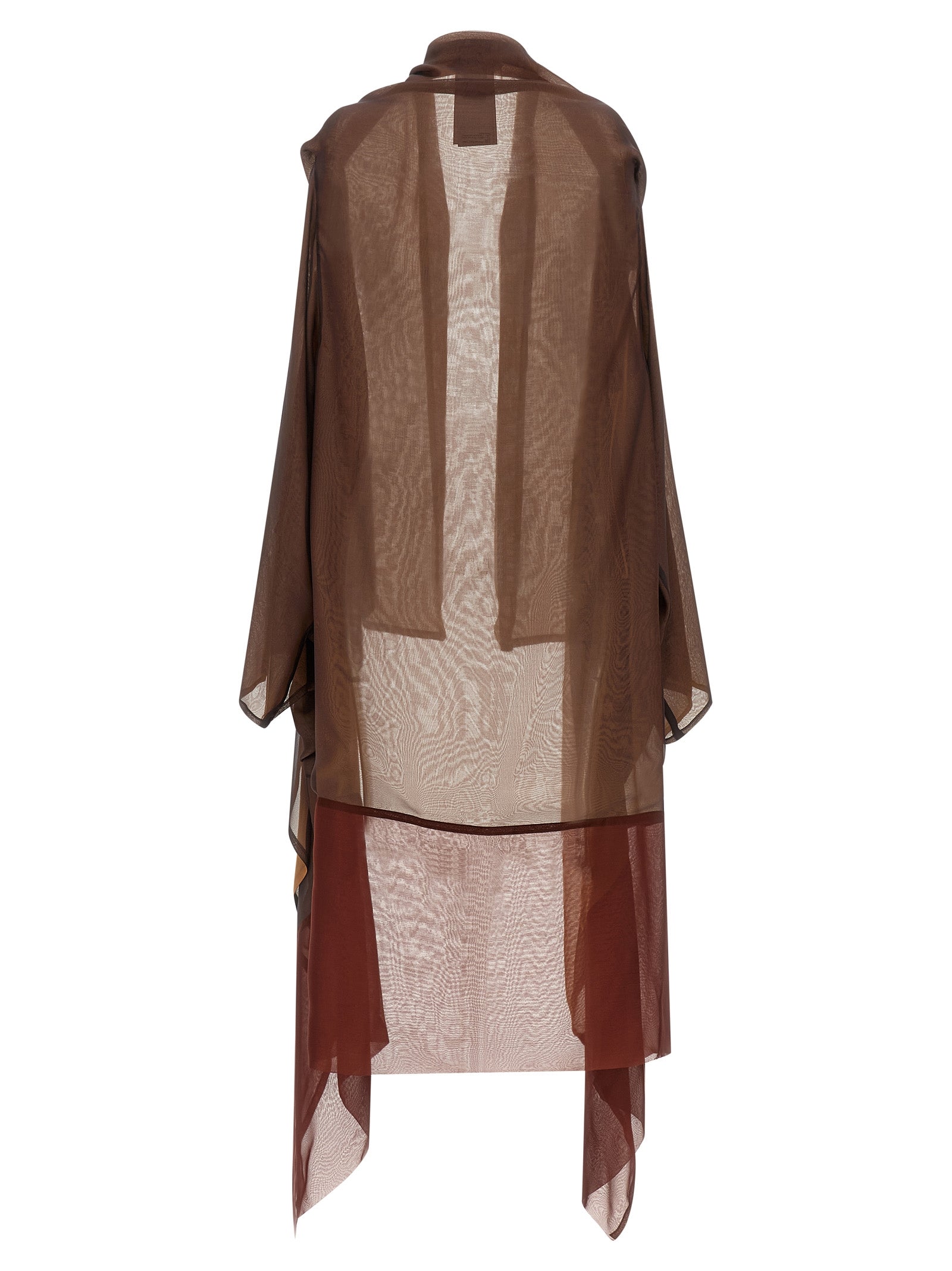 Alberta Ferretti Brown Silk Women's Cardigan