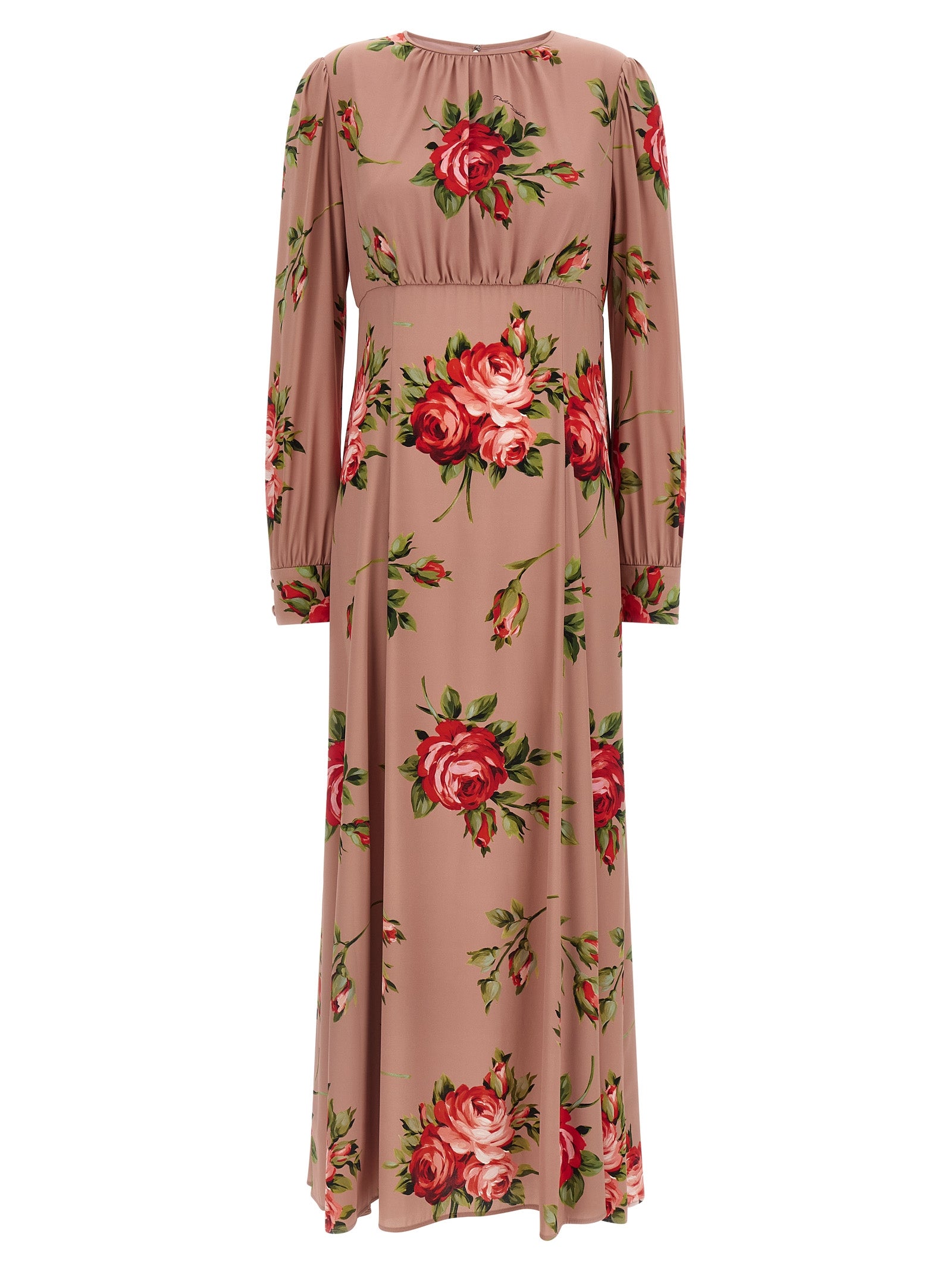 Dolce & Gabbana Multicolor Silk Long Women's Dress
