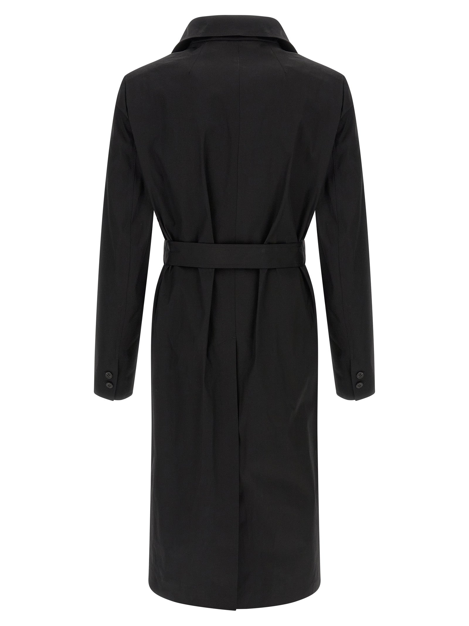 Rick Owens Black Cotton Men's Coat