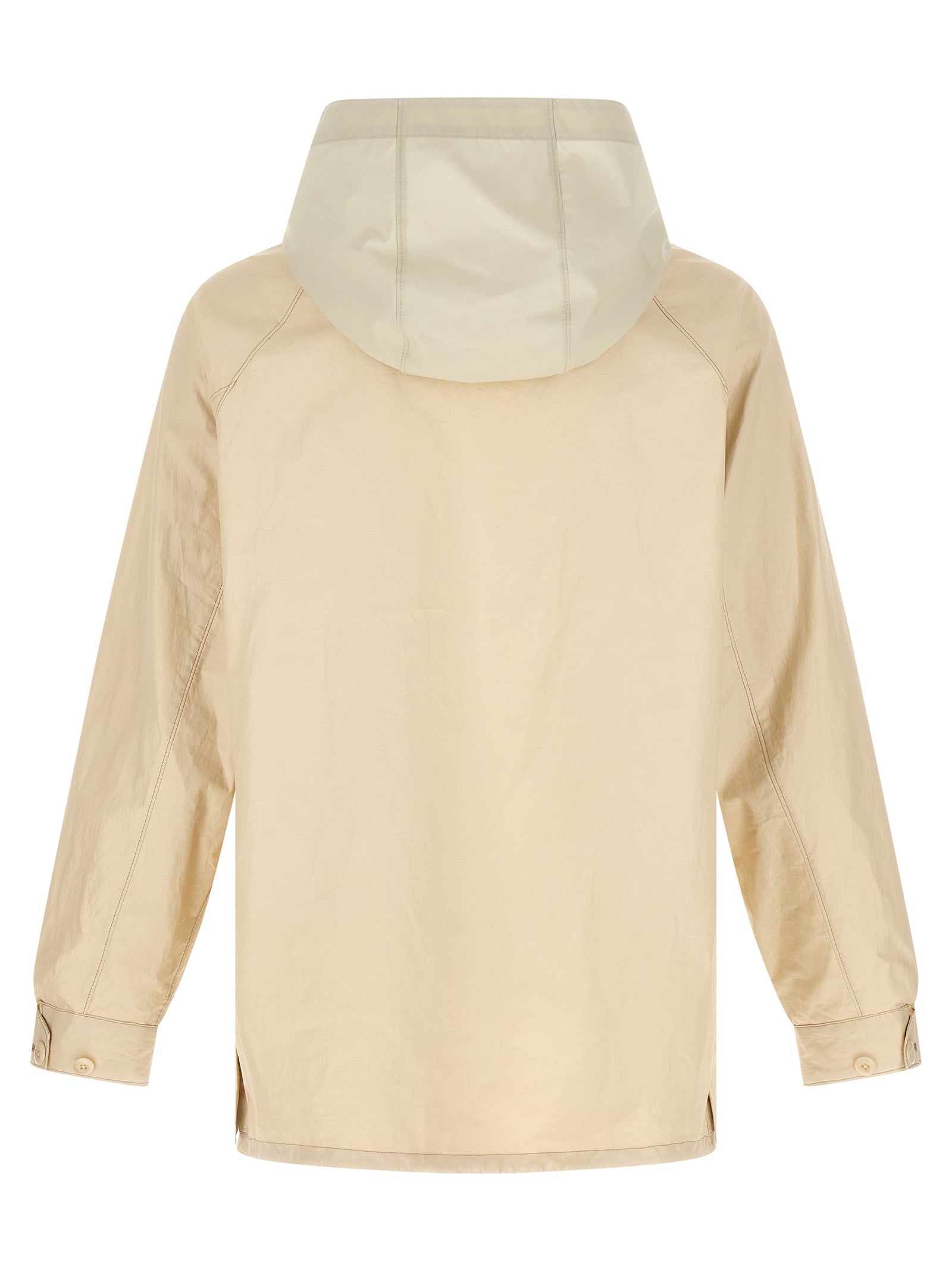 Lemaire Beige Linen Shell Men's Jacket