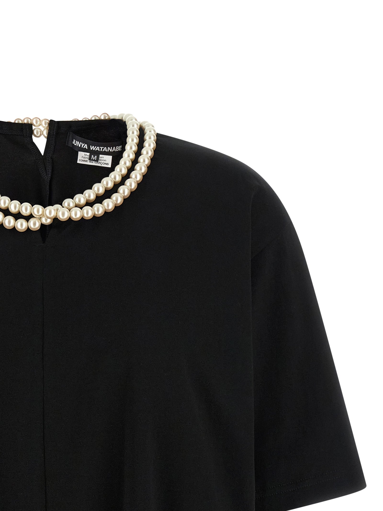 Junya Watanabe Black Cotton Women's T-Shirt