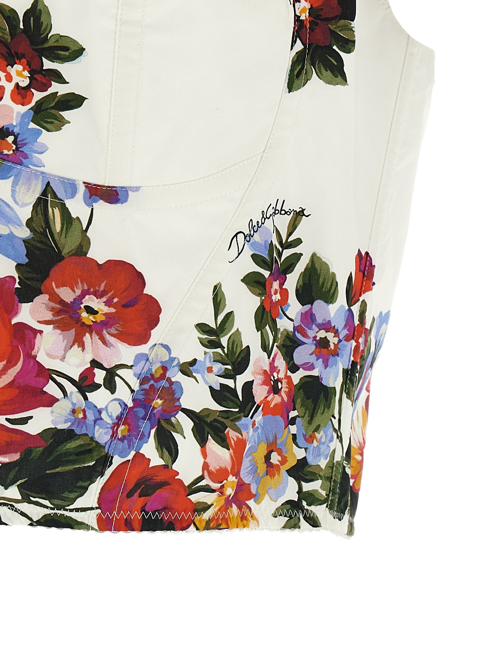 Dolce & Gabbana White Cotton Women's Shirt