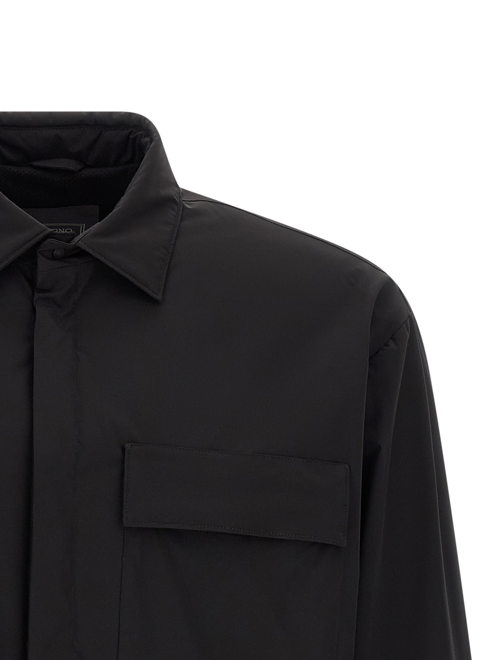 Herno Black Polyamide Shell Men's Jacket