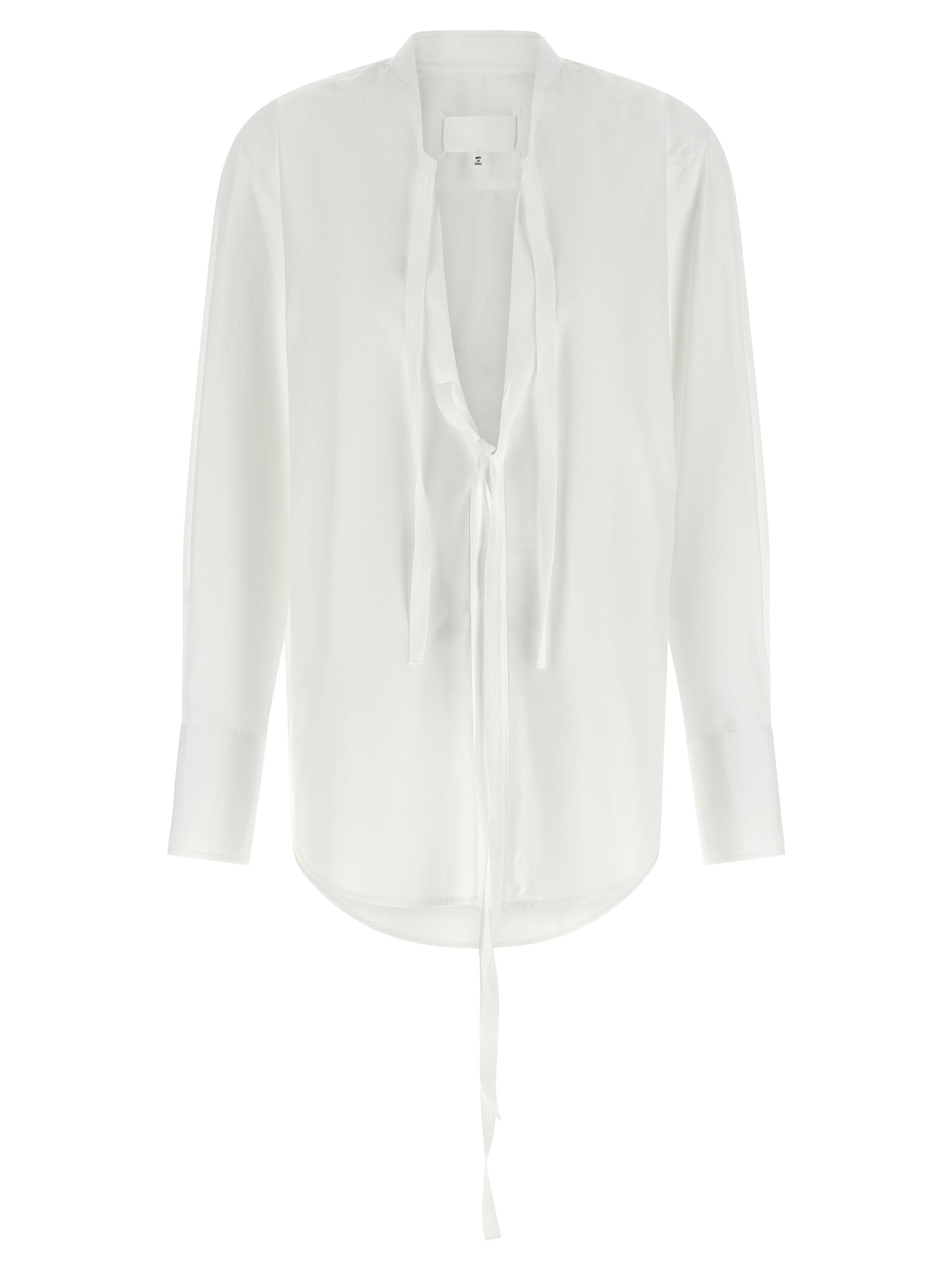 Maison Margiela White Cotton Women's Blouse