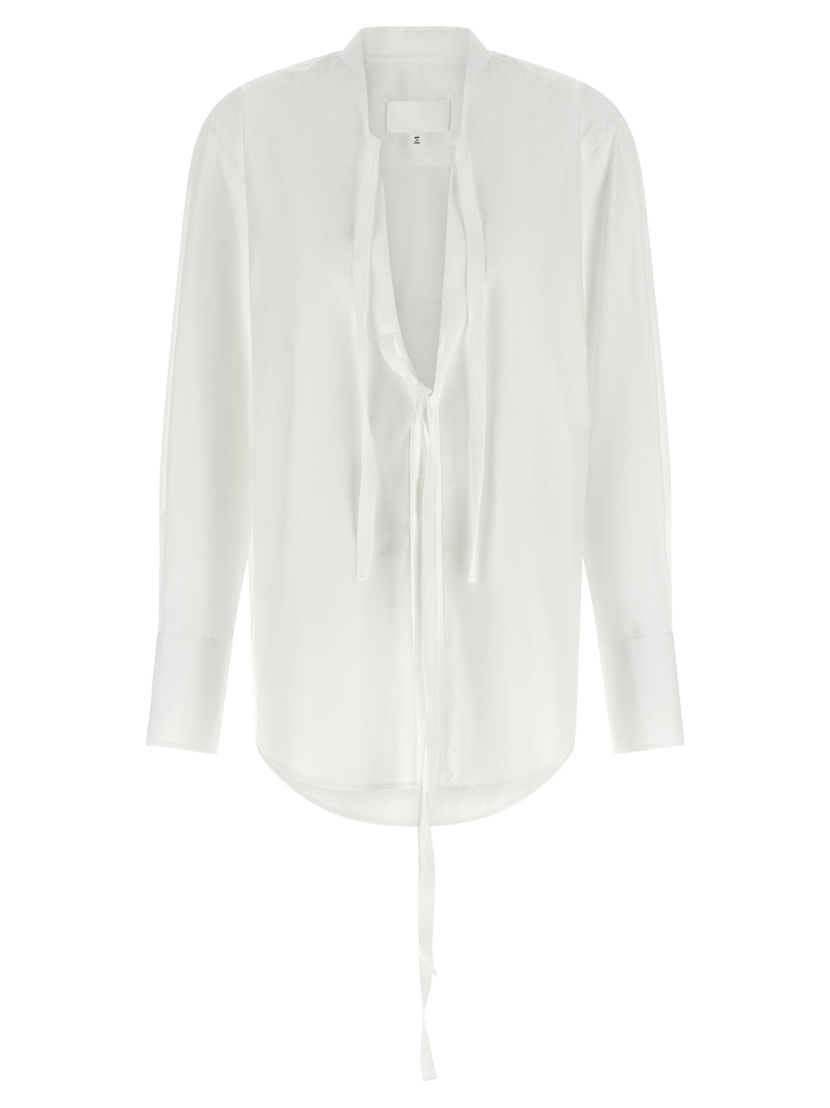Maison Margiela White Cotton Women's Blouse
