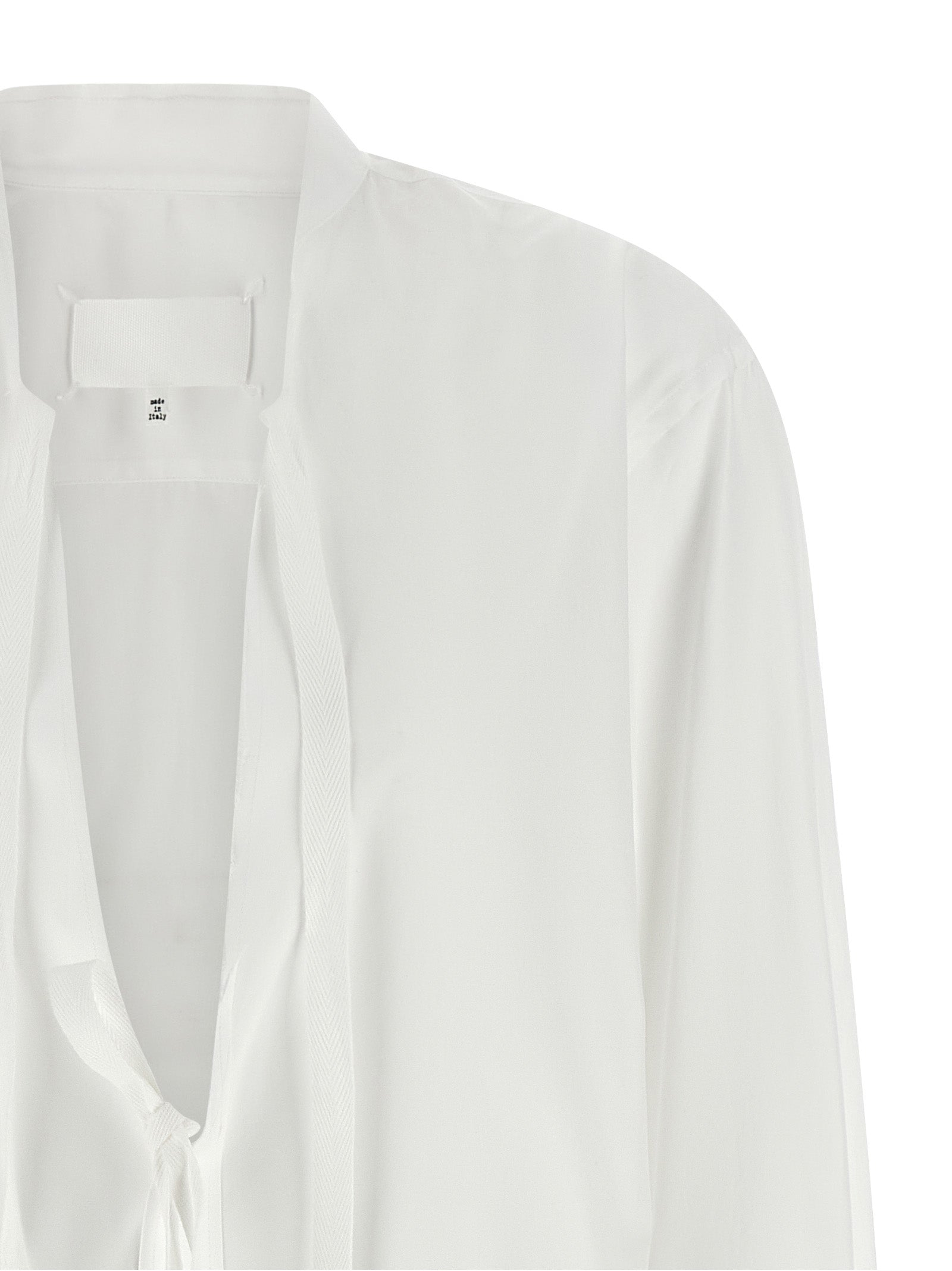 Maison Margiela White Cotton Women's Blouse