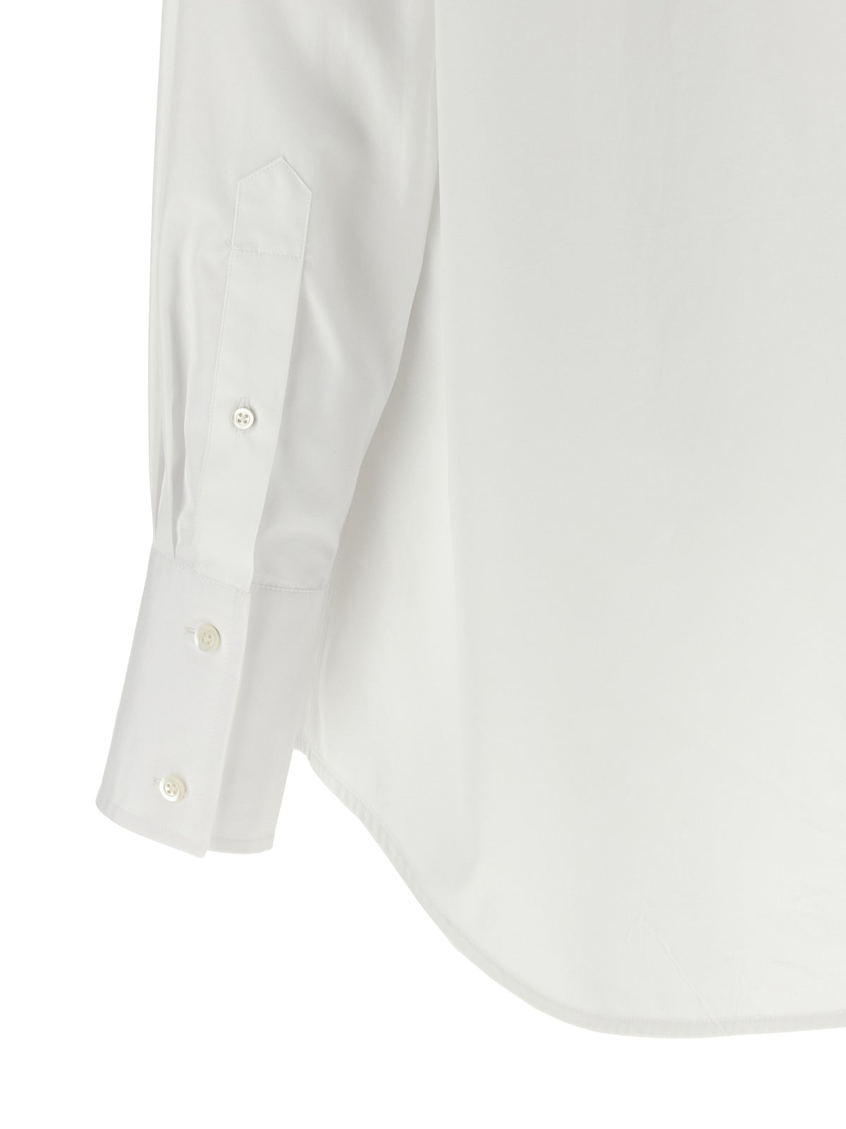 Maison Margiela White Cotton Women's Blouse